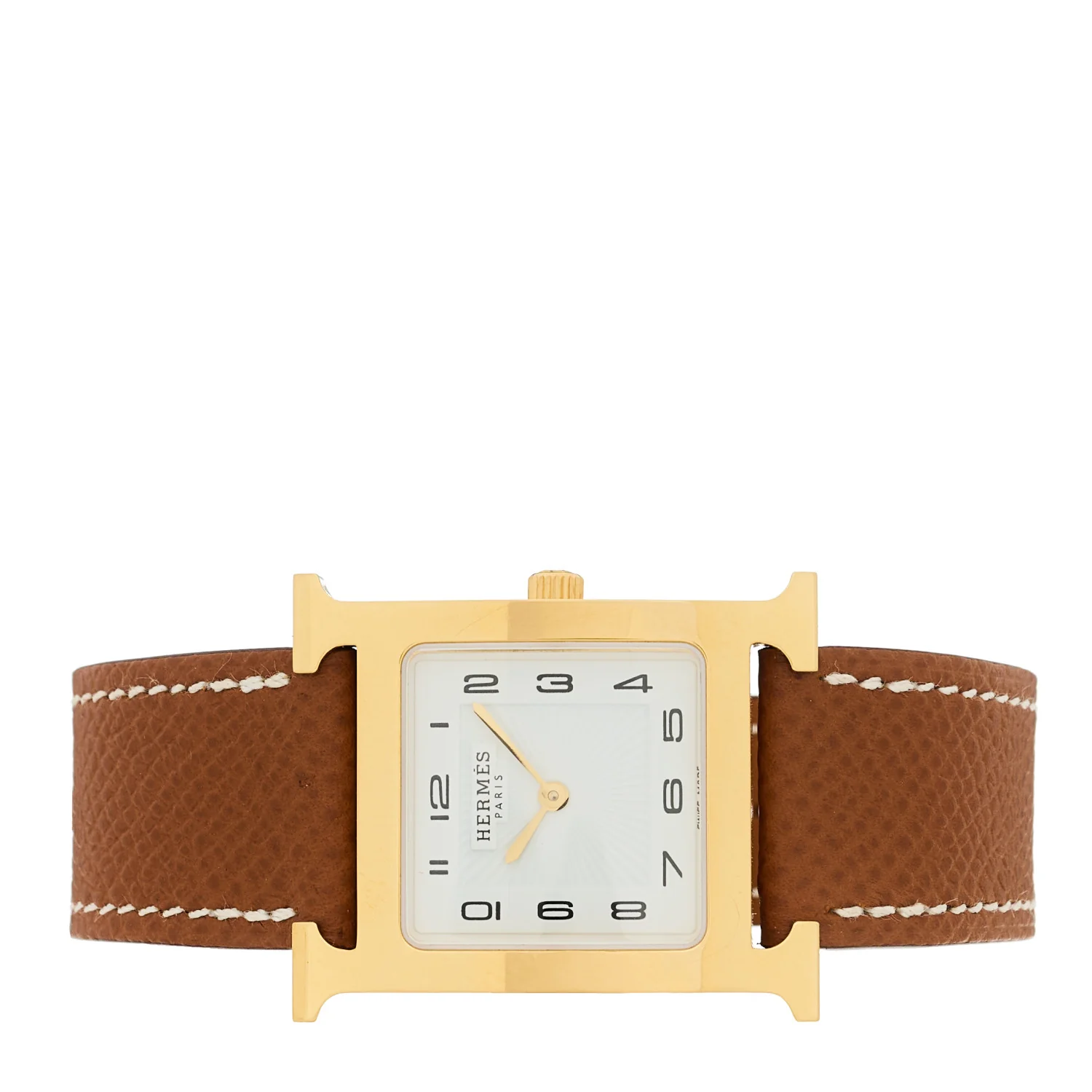 Stainless Steel Epsom 26mm Heure H Hour Quartz Watch Gold - Image 2
