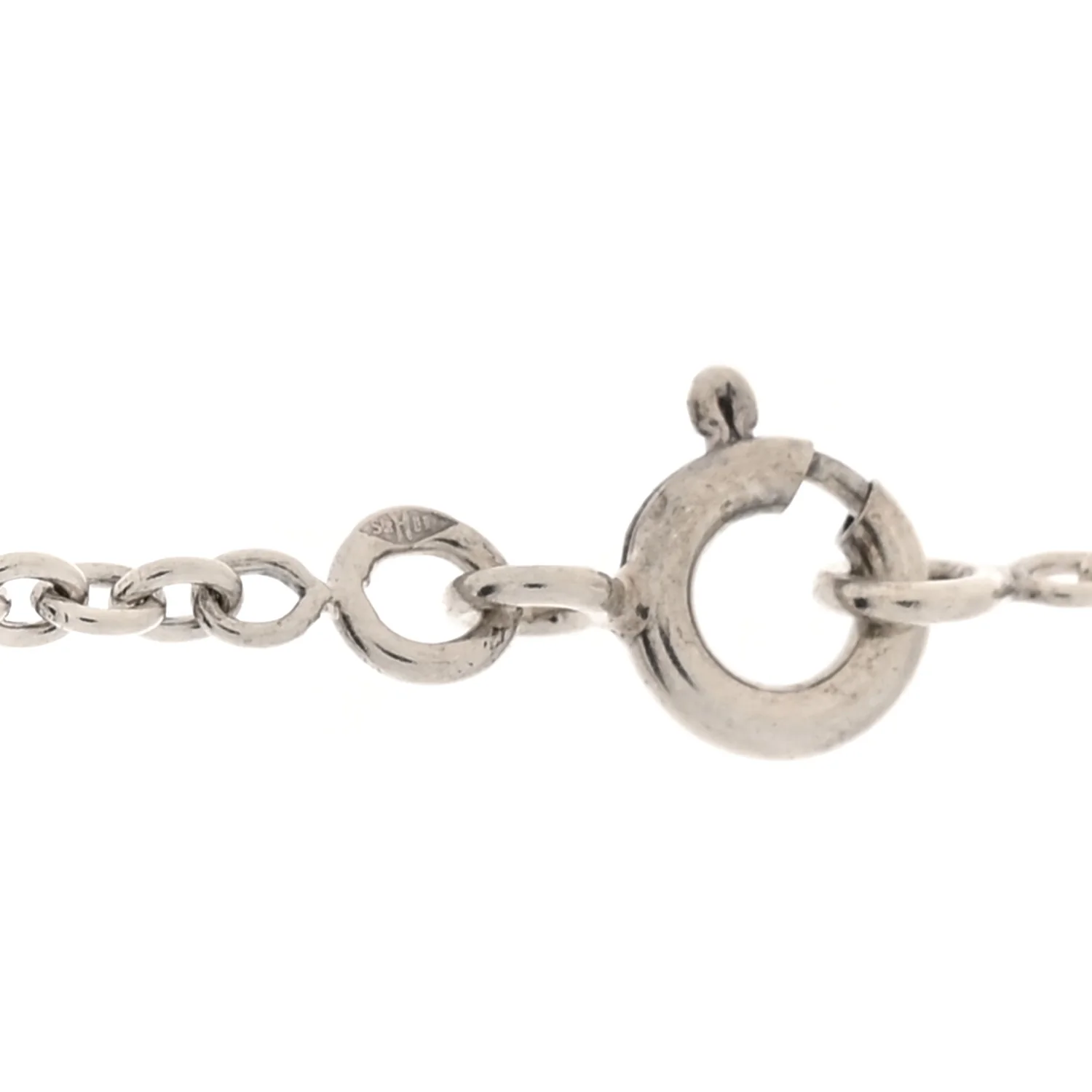 Sterling Silver Amulette Chaine d'Ancre Enchaine Pendant Necklace - Image 4