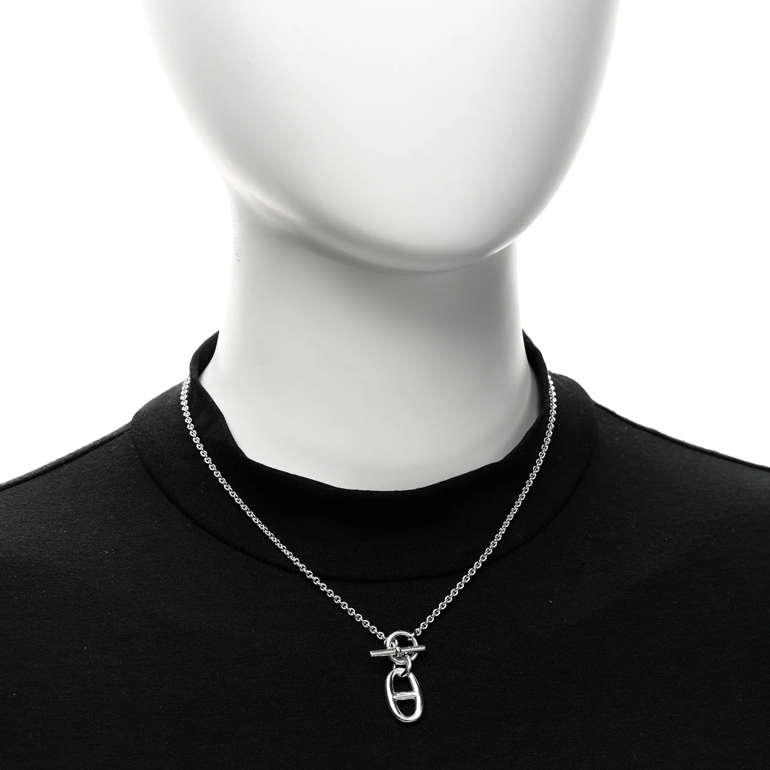 Sterling Silver Amulette Chaine d'Ancre Necklace - Image 2