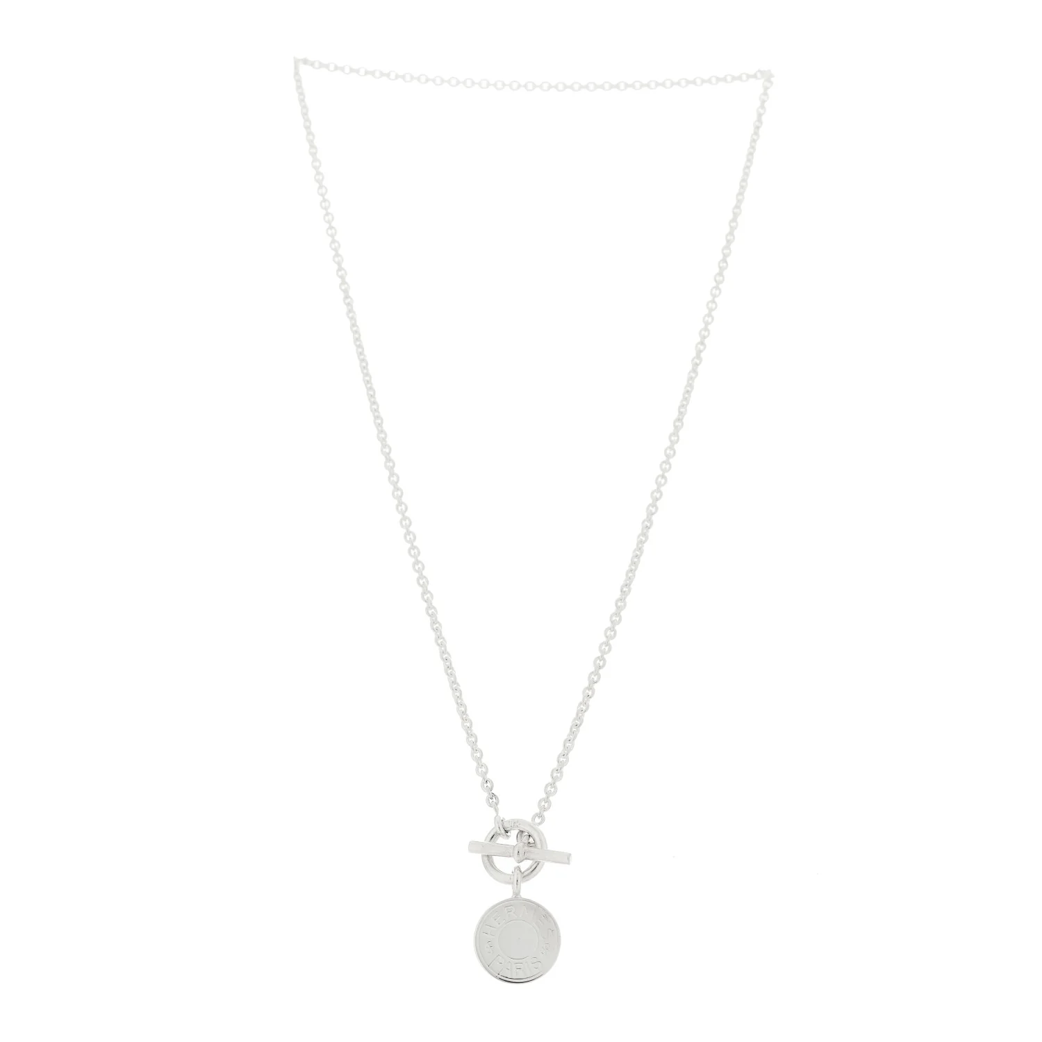 Sterling Silver Amulettes H Confettis Pendant Necklace - Image 2