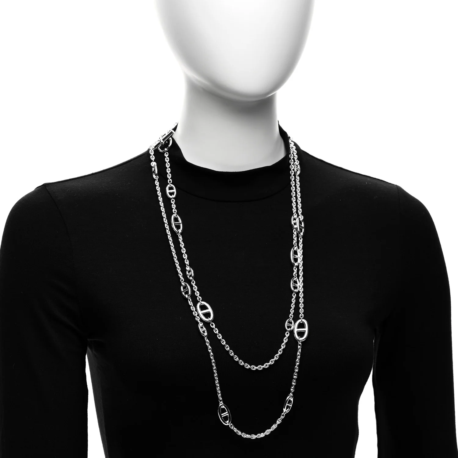 Sterling Silver Farandole Necklace 160 - Image 2