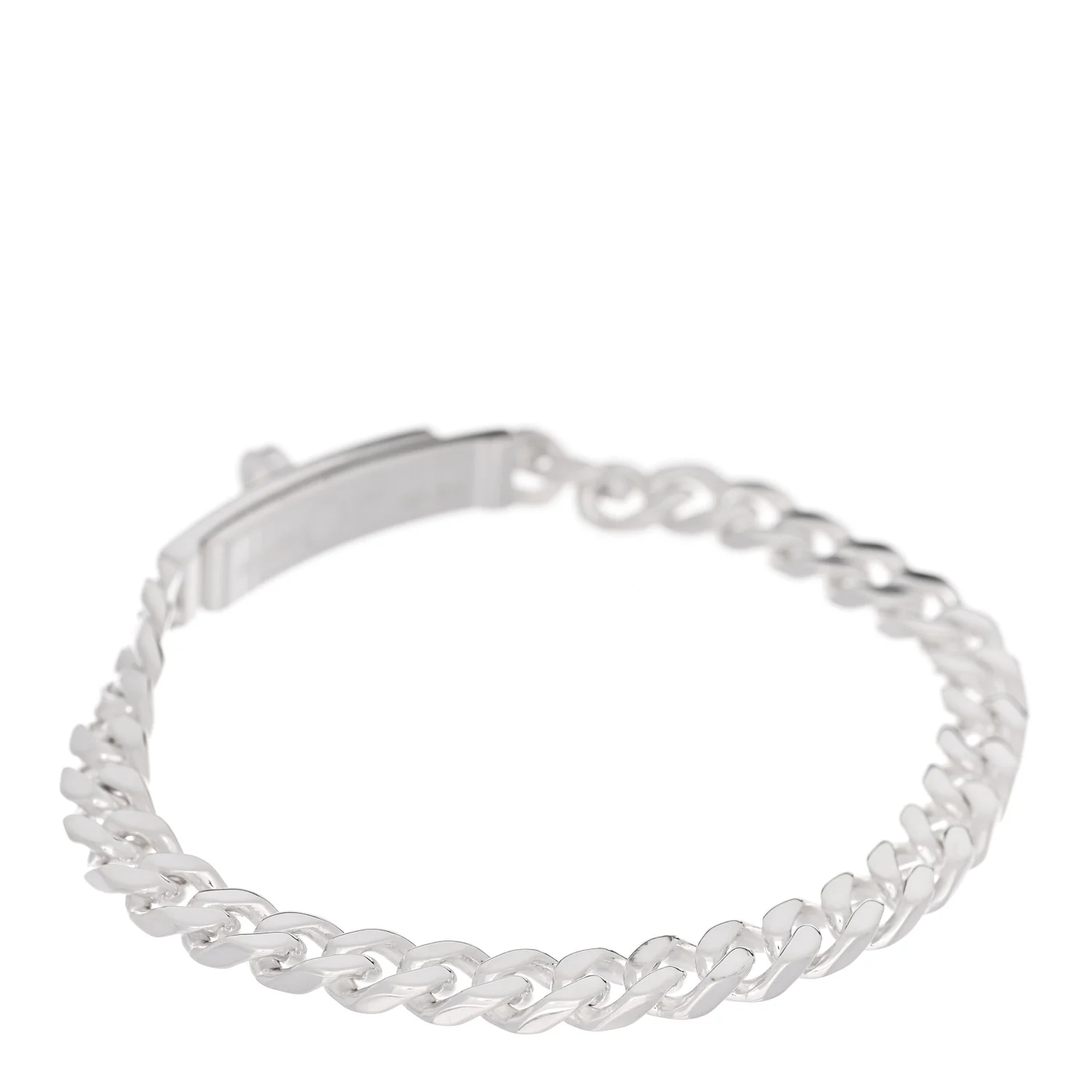 Sterling Silver TPM Kelly Gourmette Bracelet LG - Image 2