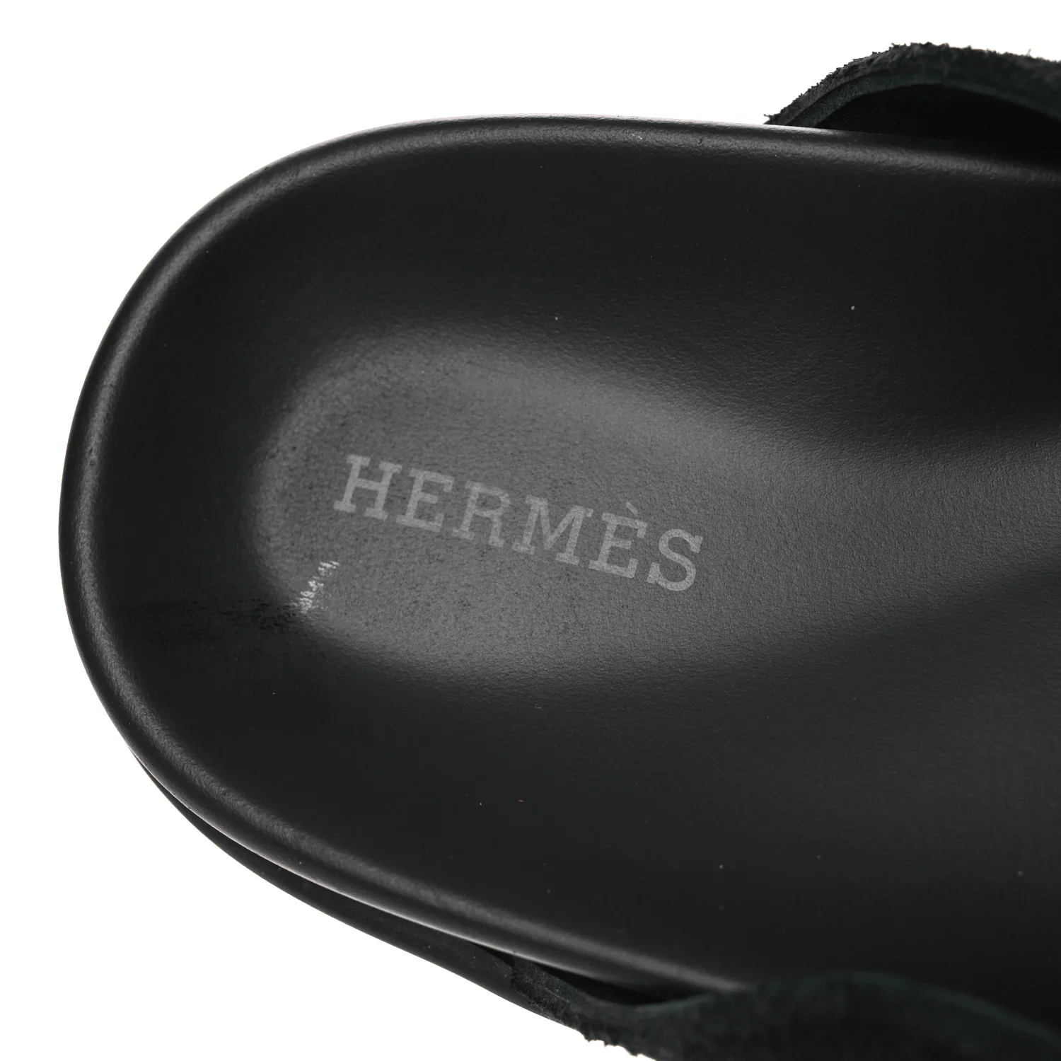 Suede Calfskin Go Mules 37 Black - Image 9