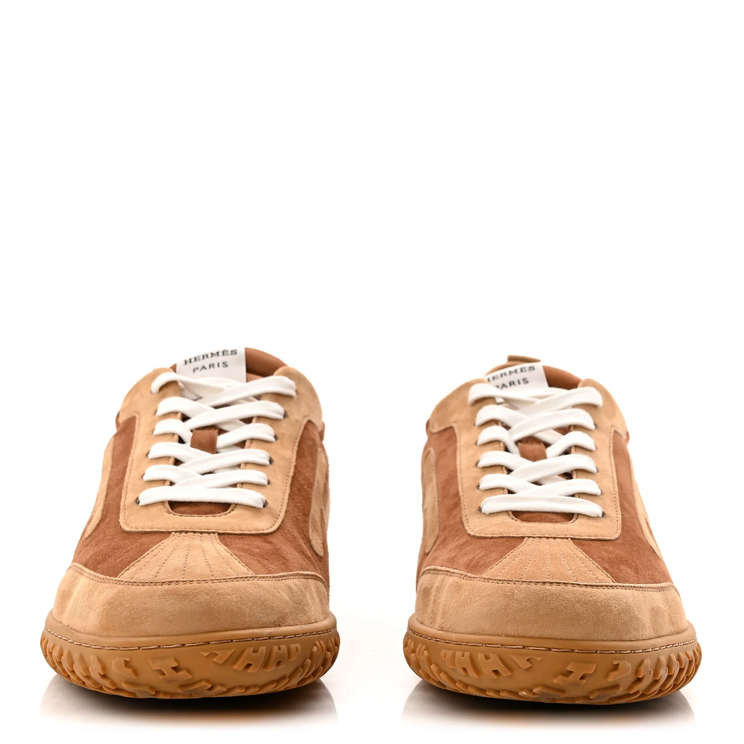Suede Goatskin Mens Jet Sneakers 43 Brun Amourette Miel - Image 2