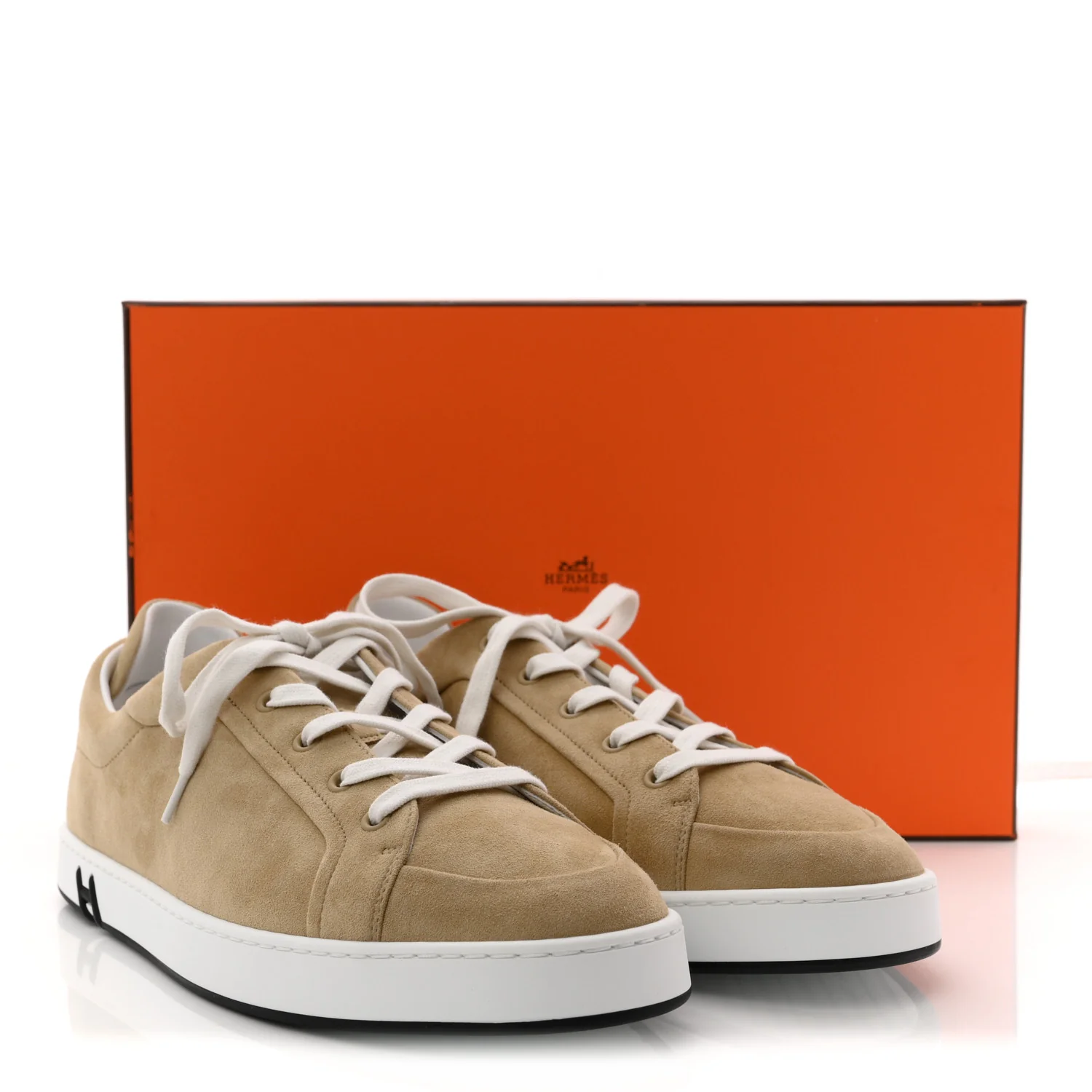 Suede Goatskin Mens Kid Sneakers 43 Kraft - Image 8