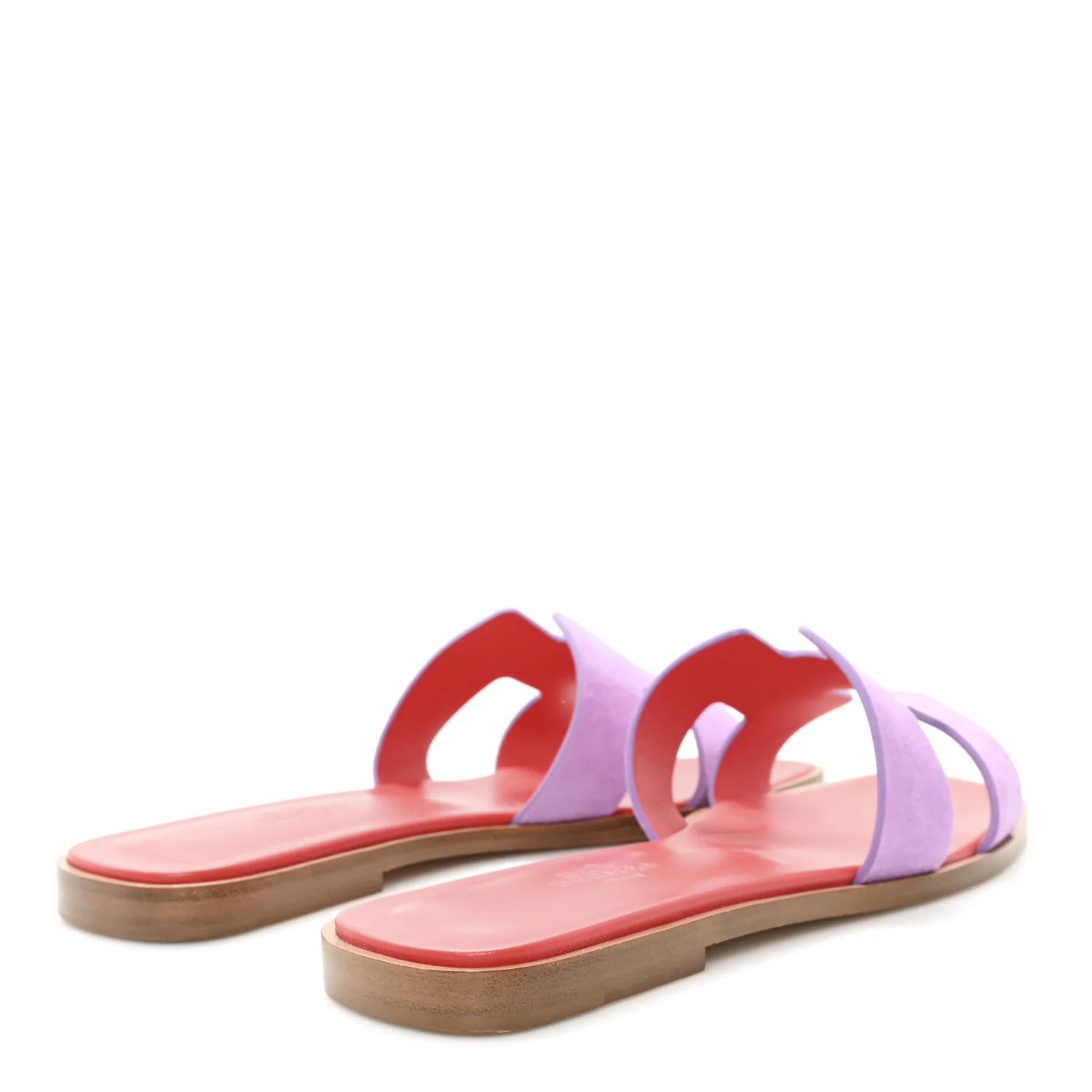 Suede Goatskin Oran Sandals 37 Violet Parme - Image 5