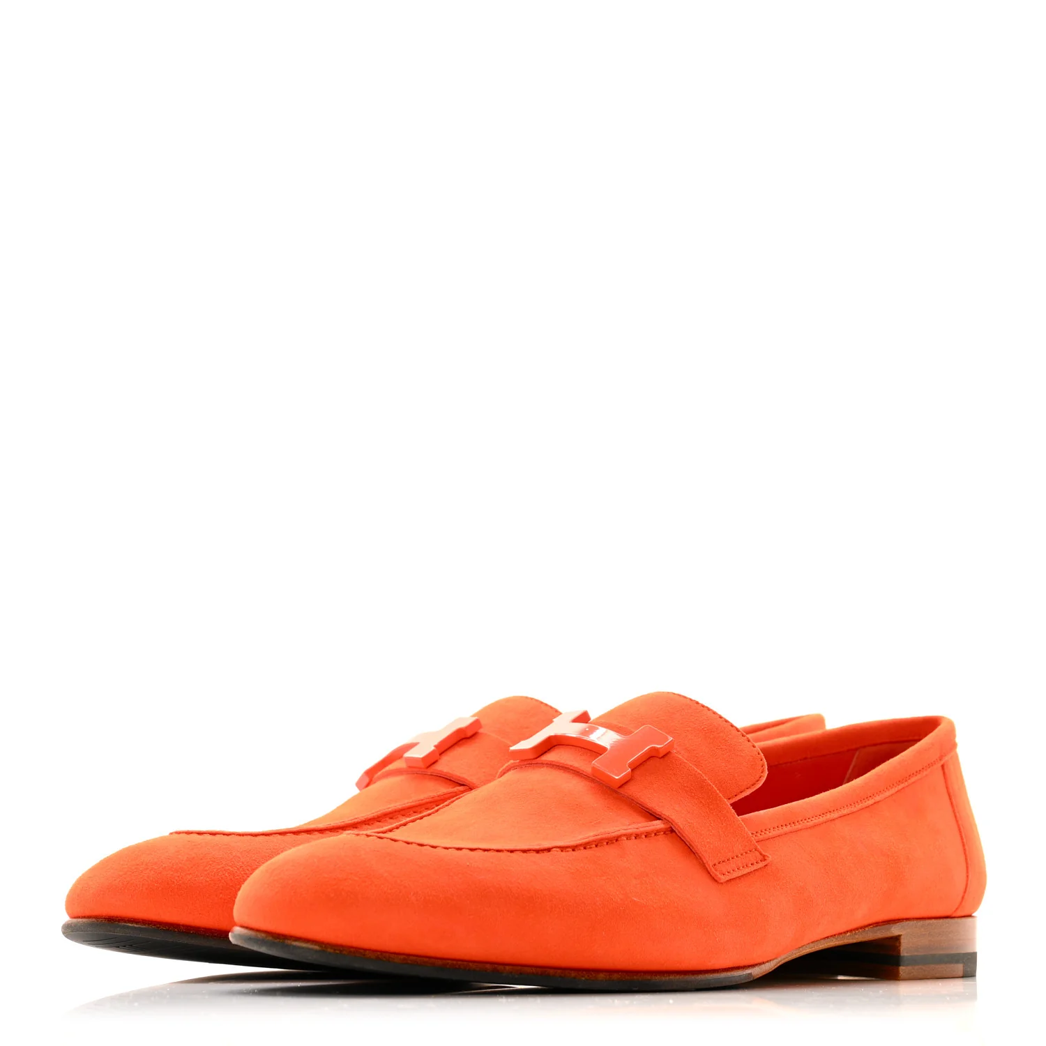 Suede Goatskin Paris Loafers 39.5 Feu - Image 4