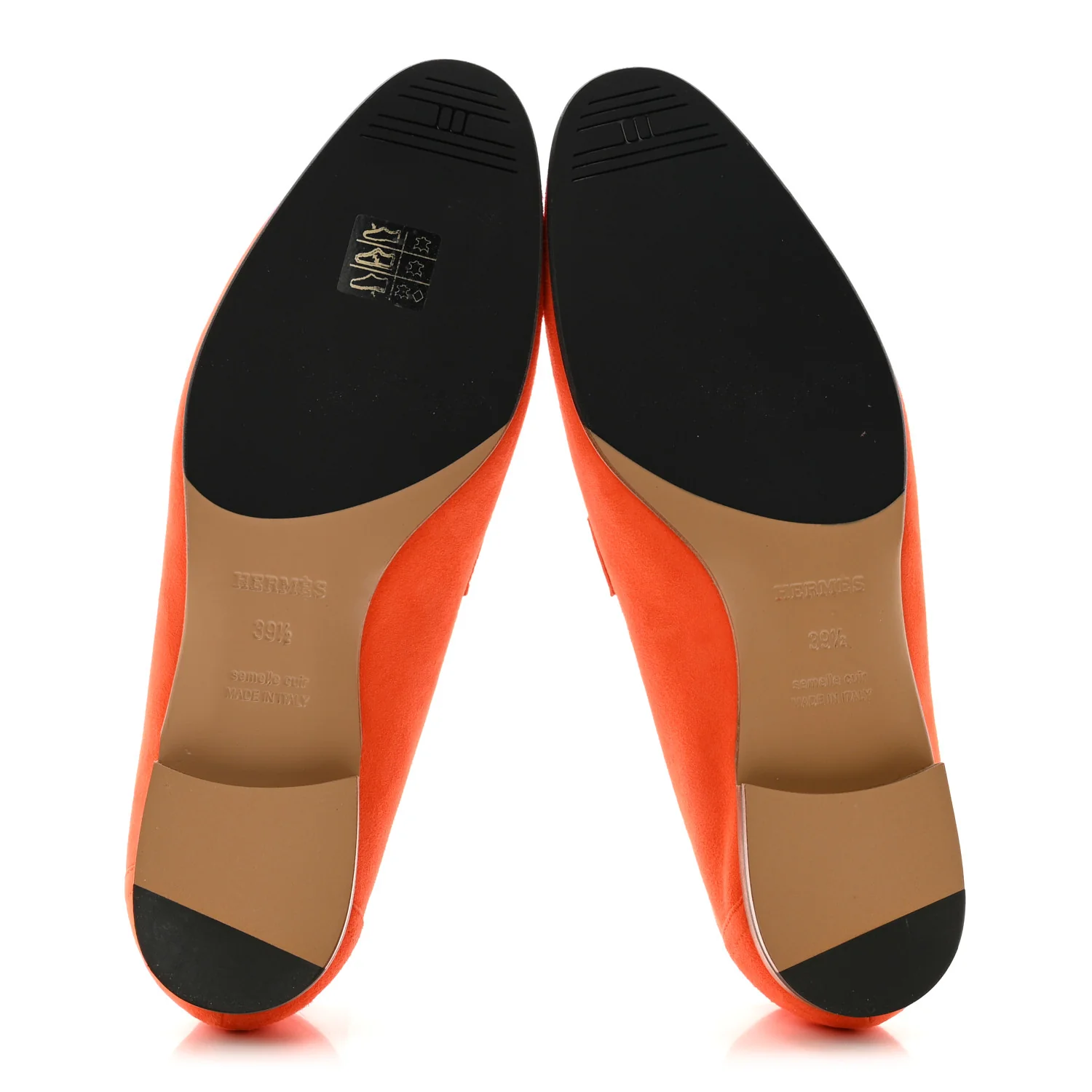 Suede Goatskin Paris Loafers 39.5 Feu - Image 6