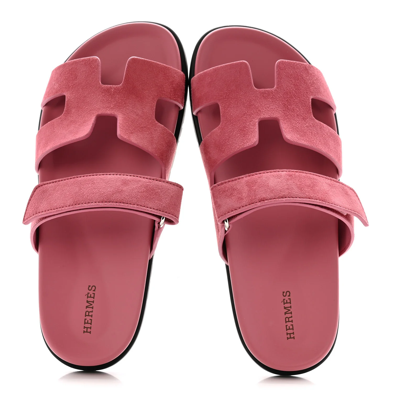 Suede Goatskin Womens Chypre Sandals 39.5 Rose Aphrodite - Image 2