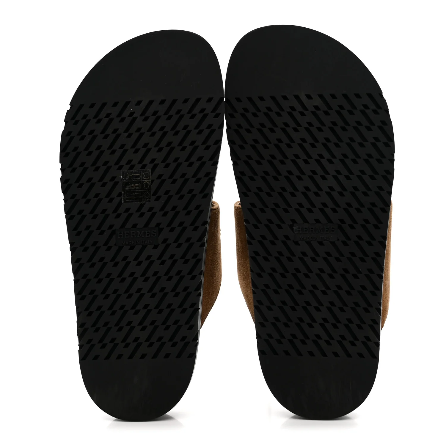 Suede Goatskin Womens Joyce Sandals 37 Brun Fume - Image 6