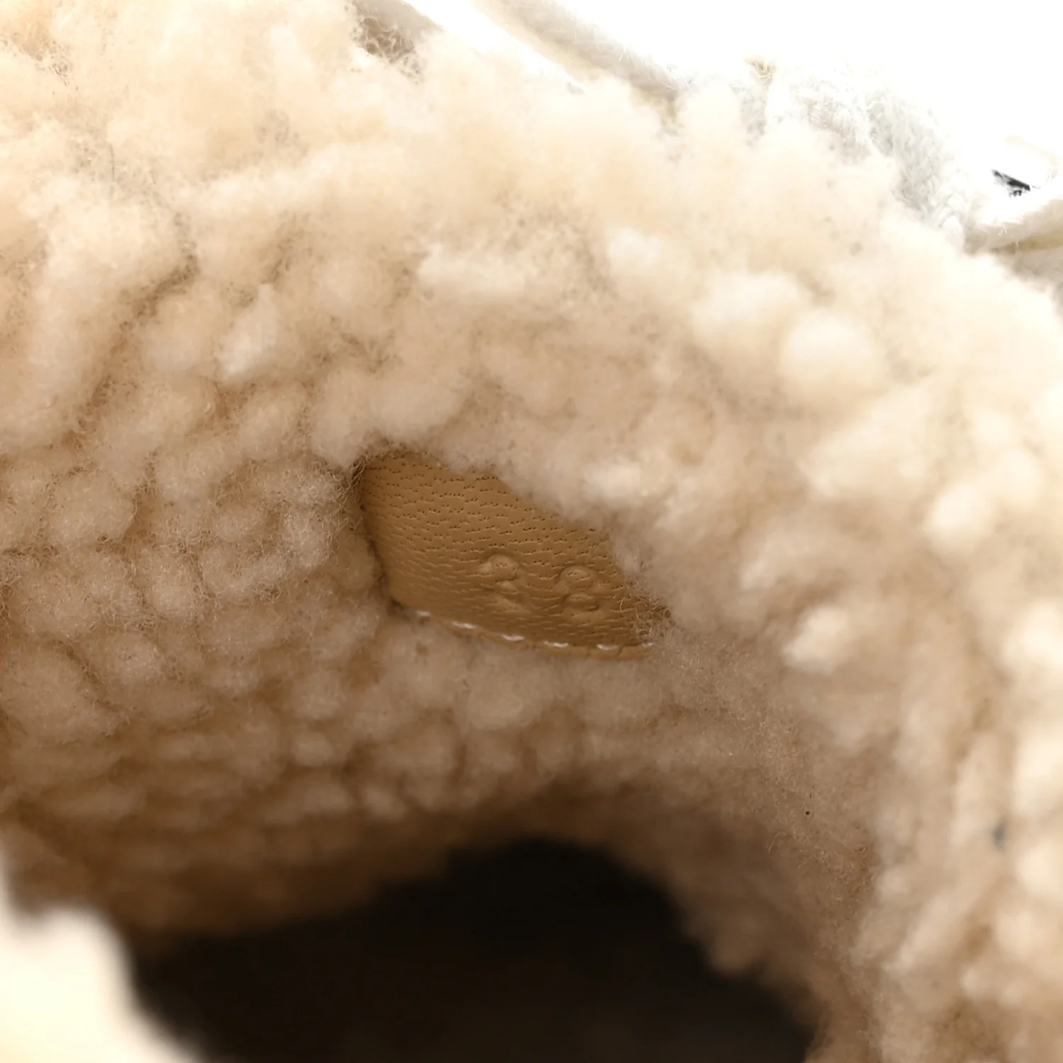Suede Goatskin Woolskin Day Sneakers 38 Brun Fume Ecru - Image 8
