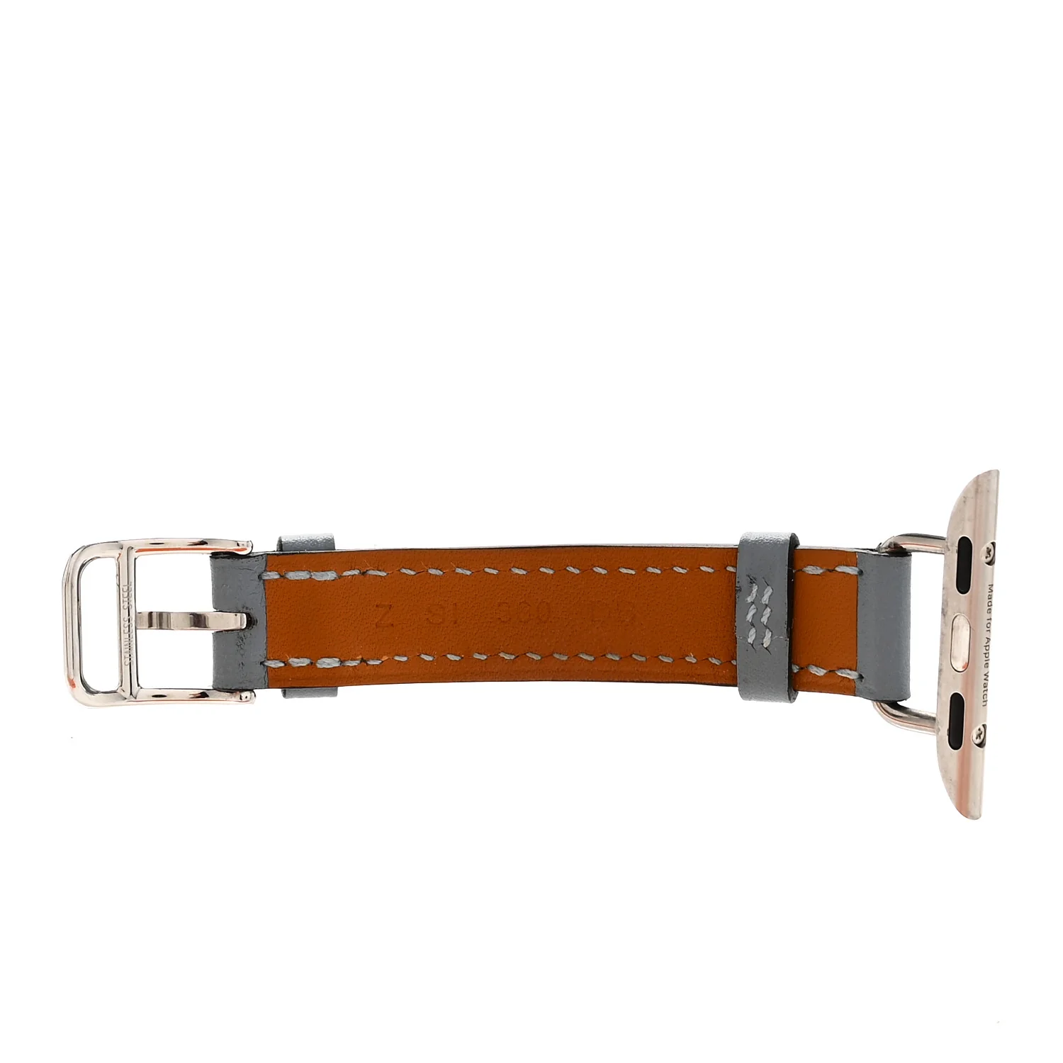 Swift 41mm Apple Watch Attelage Double Tour Band Bleu Lin - Image 4