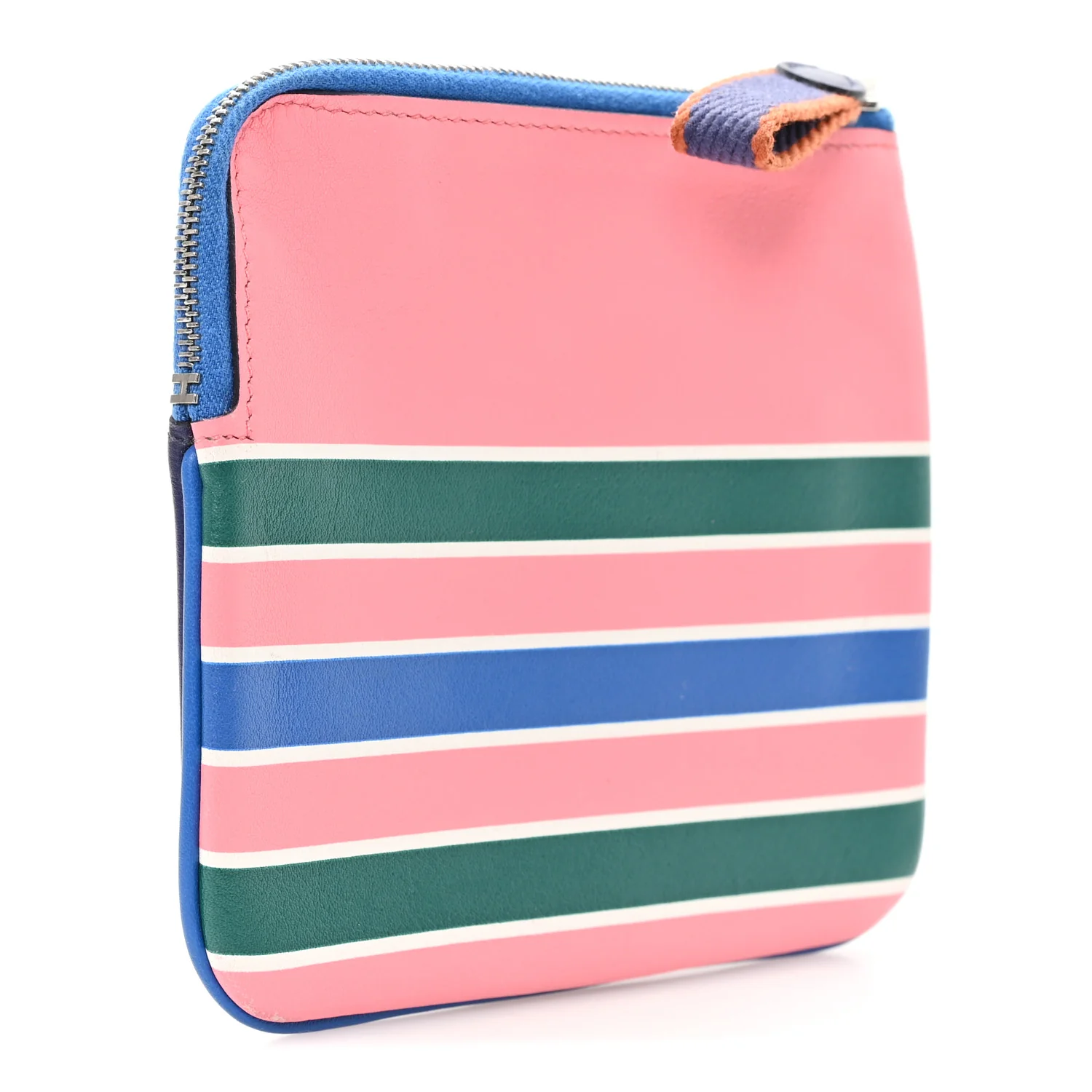 Swift Couverture Nouvelle Carre Pocket Pouch Bleu Encre Rose D'Ete - Image 3