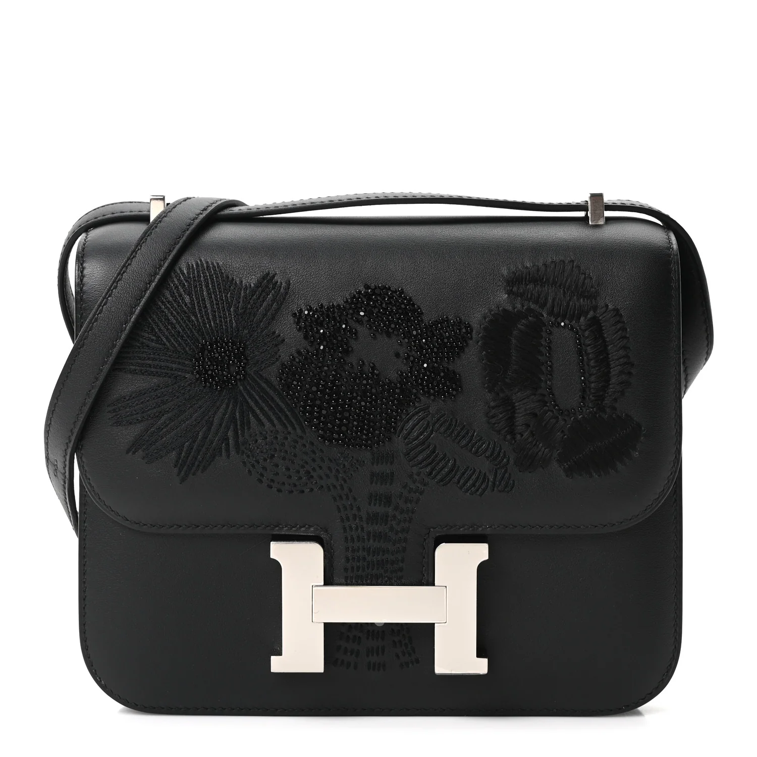 Swift Dancing Flowers Embroidered Constance 18 Black
