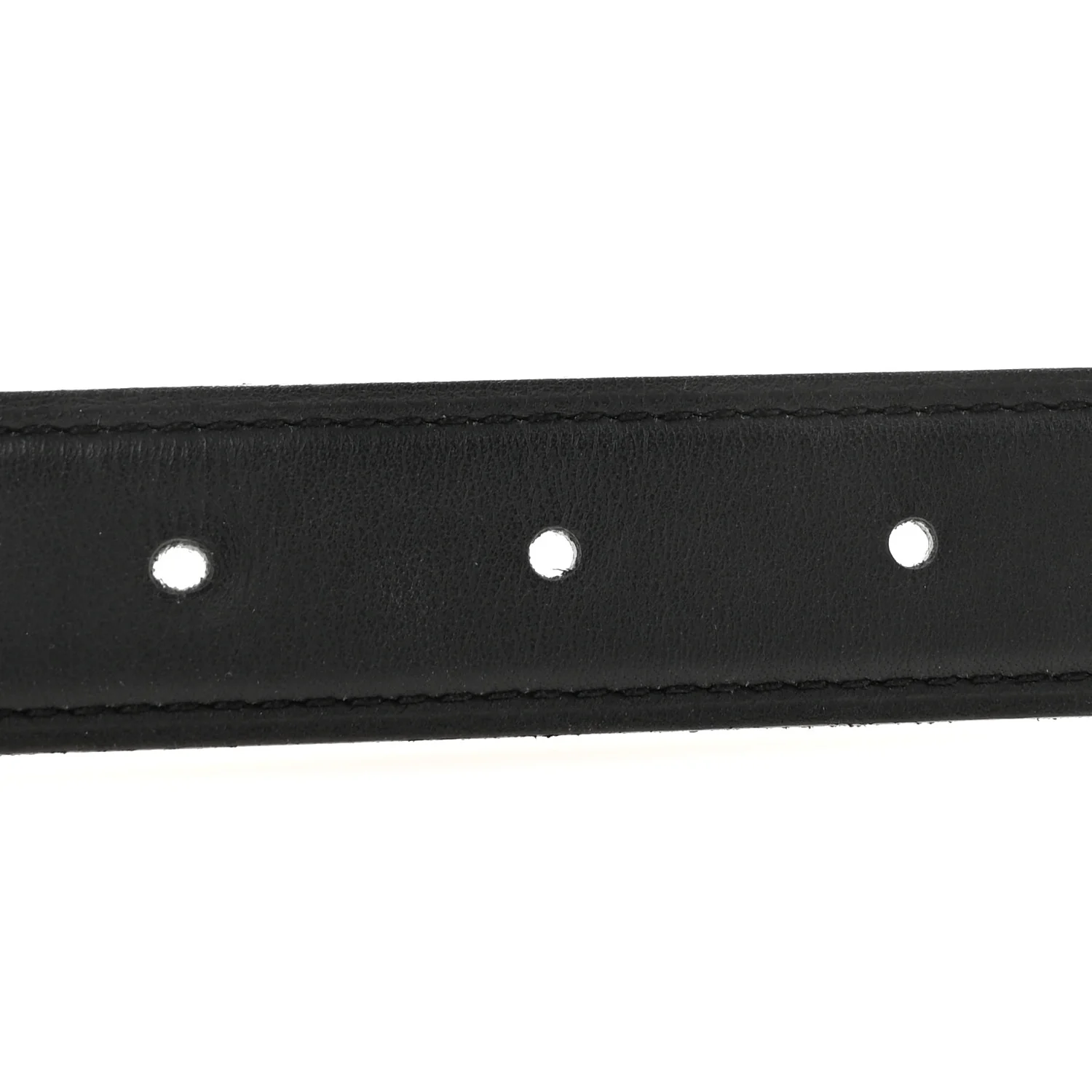 Swift Epsom 24mm Mini H Belt 75 Black Etoupe - Image 4