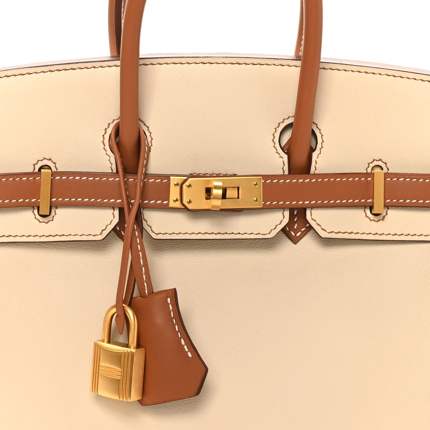 Swift Horseshoe Birkin 25 Craie Gold - Image 8