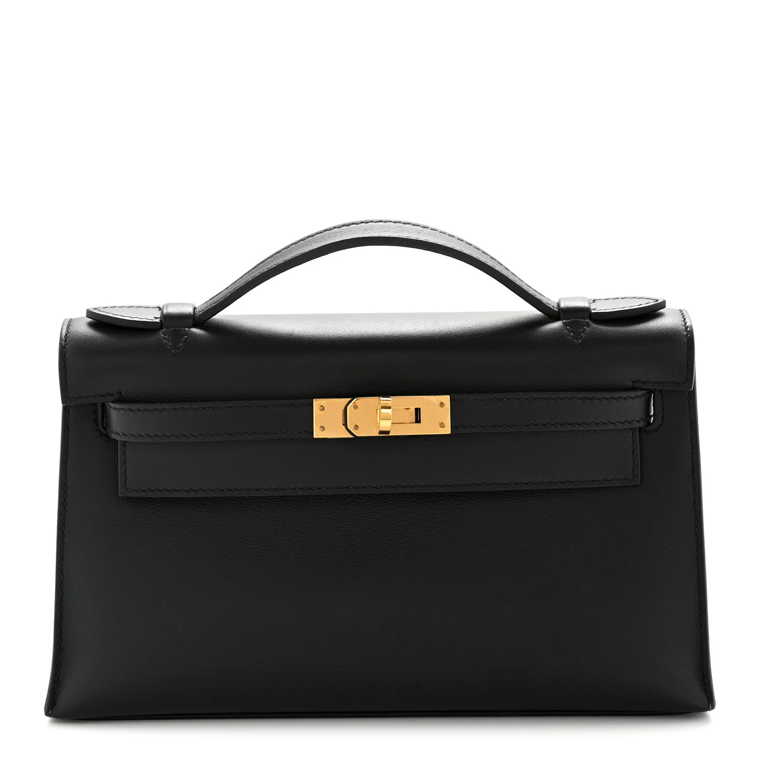 Swift Kelly Pochette Clutch Black