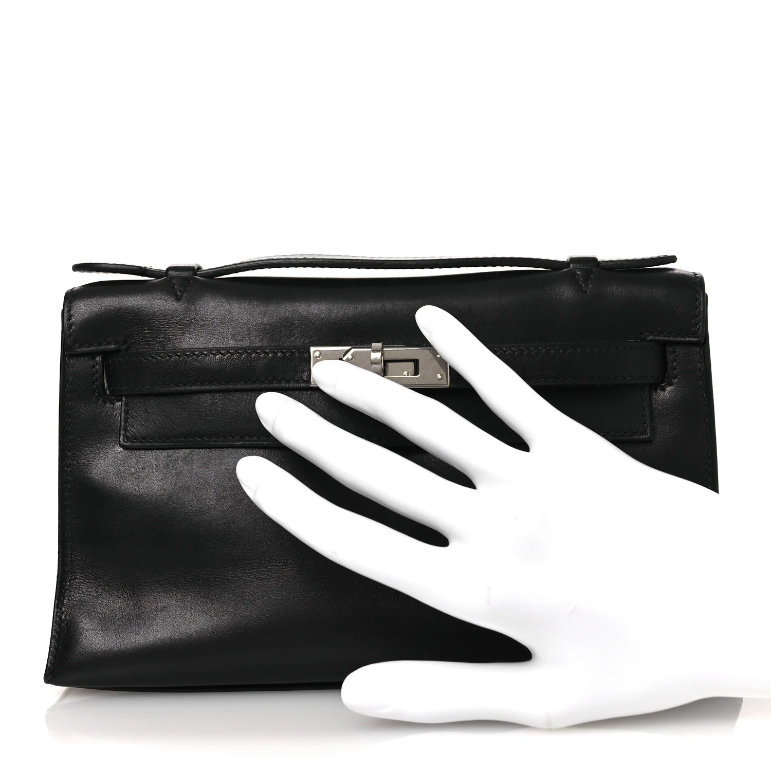 Swift Kelly Pochette Clutch Black - Image 2