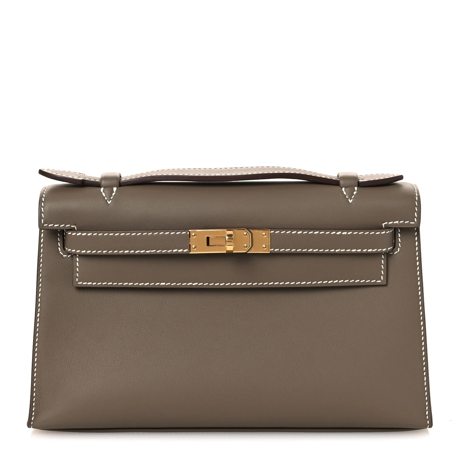Swift Kelly Pochette Clutch Etoupe