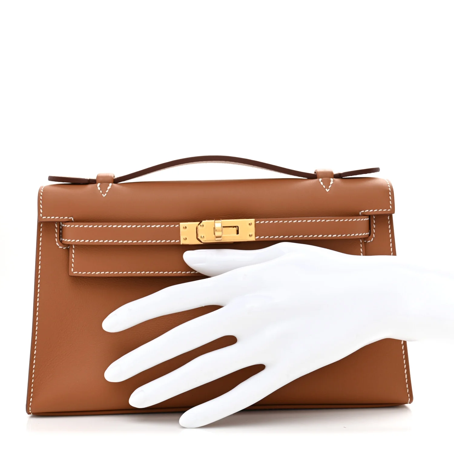 Swift Kelly Pochette Clutch Gold - Image 2