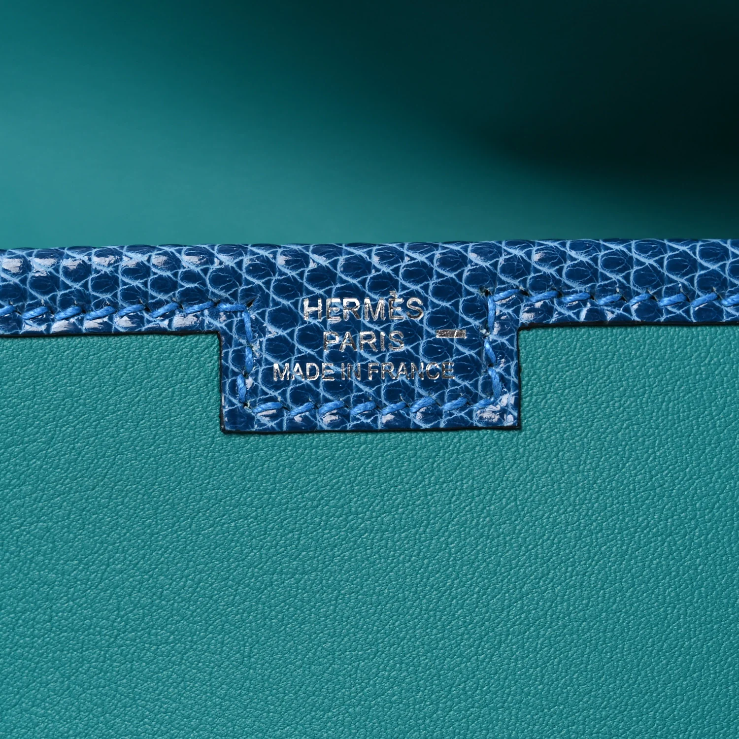 Swift Lizard Jige Elan Touch 29 Clutch Bleu Paon Mykonos - Image 6