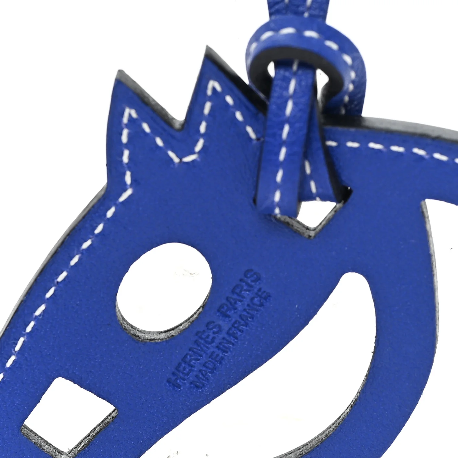 Swift Paddock Cheval Horse Bag Charm Bleu Electrique - Image 3