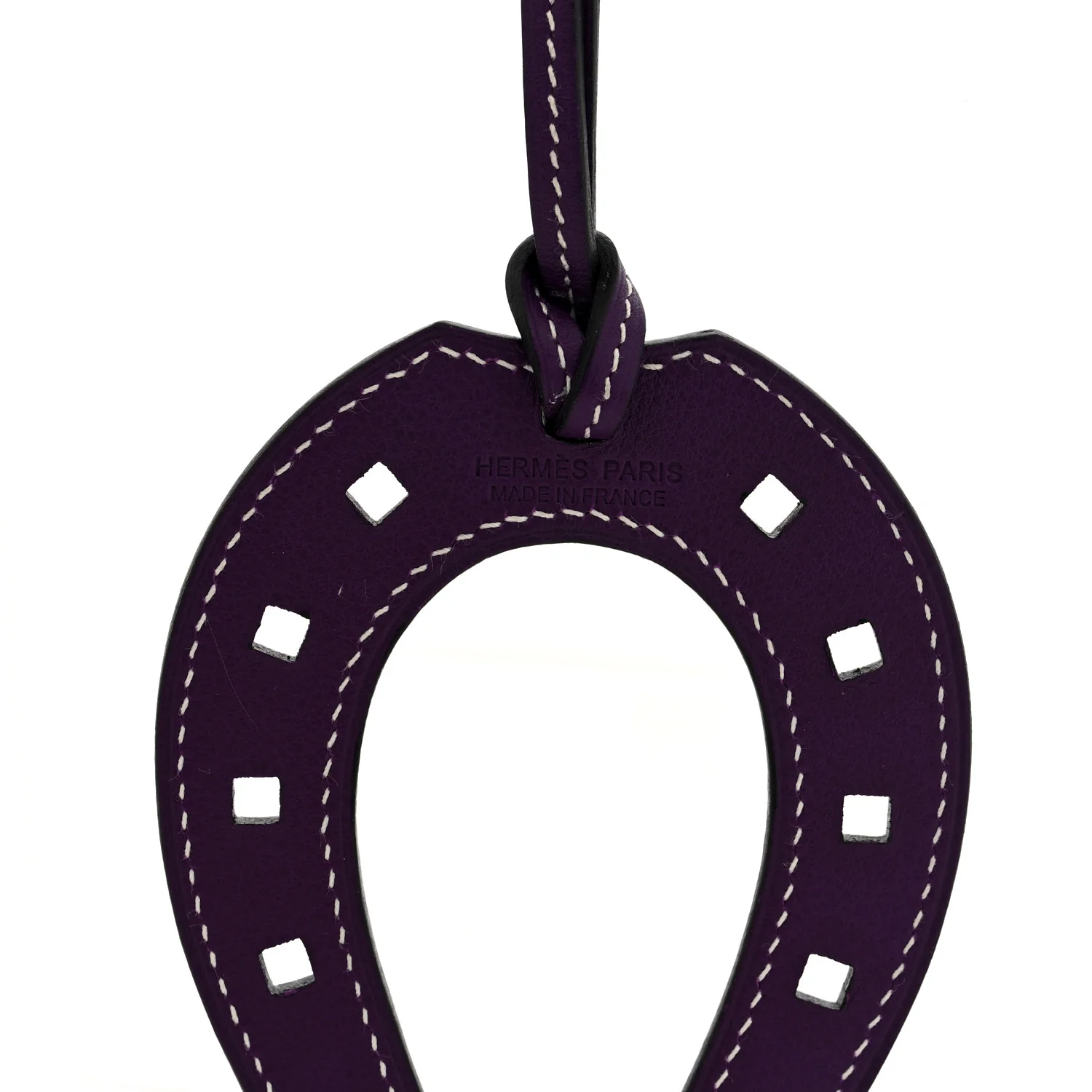 Swift Paddock Horseshoe Bag Charm Ultraviolet - Image 3