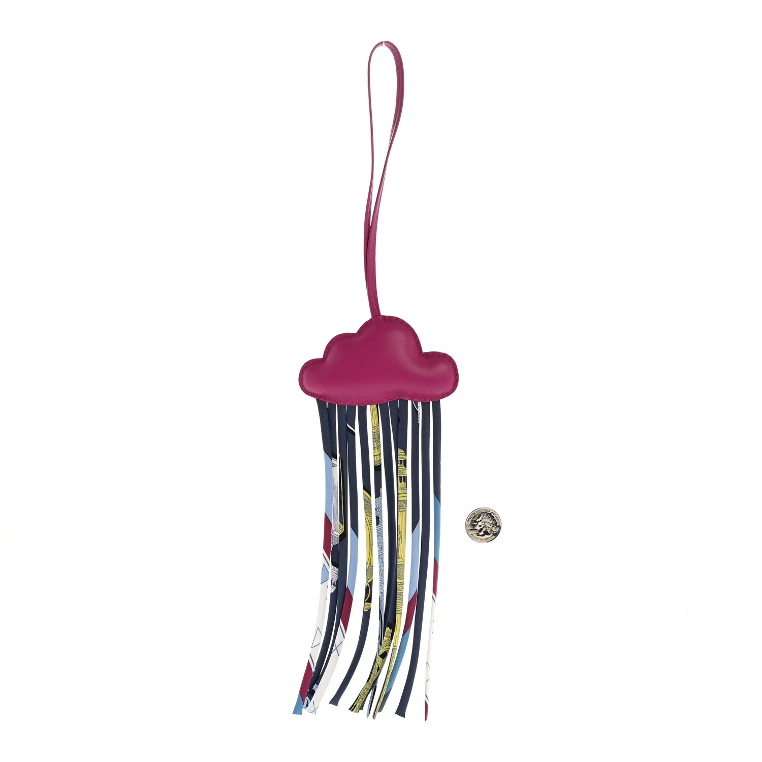 Swift Silk Cord Petit H Cloud Bag Charm
