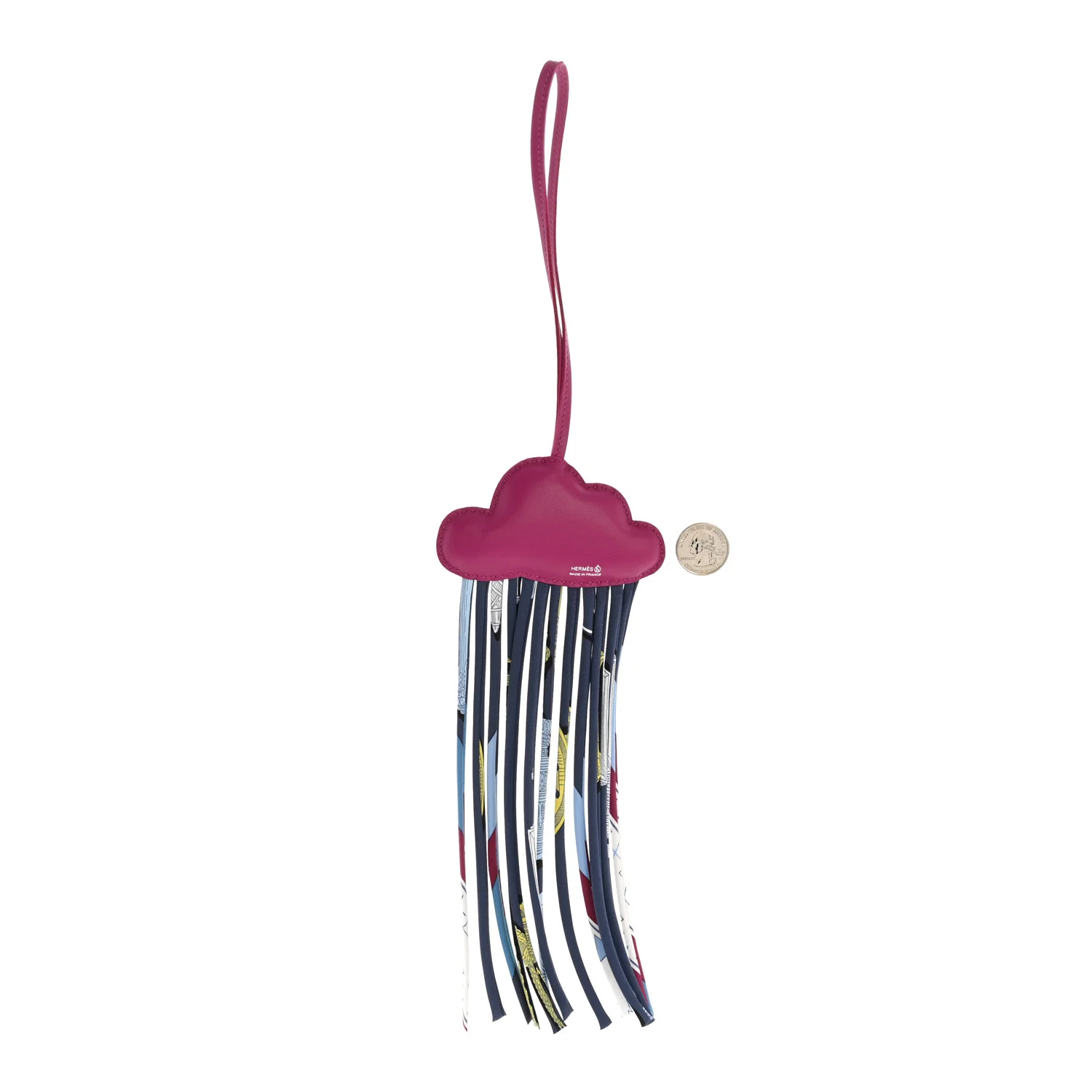 Swift Silk Cord Petit H Cloud Bag Charm - Image 2