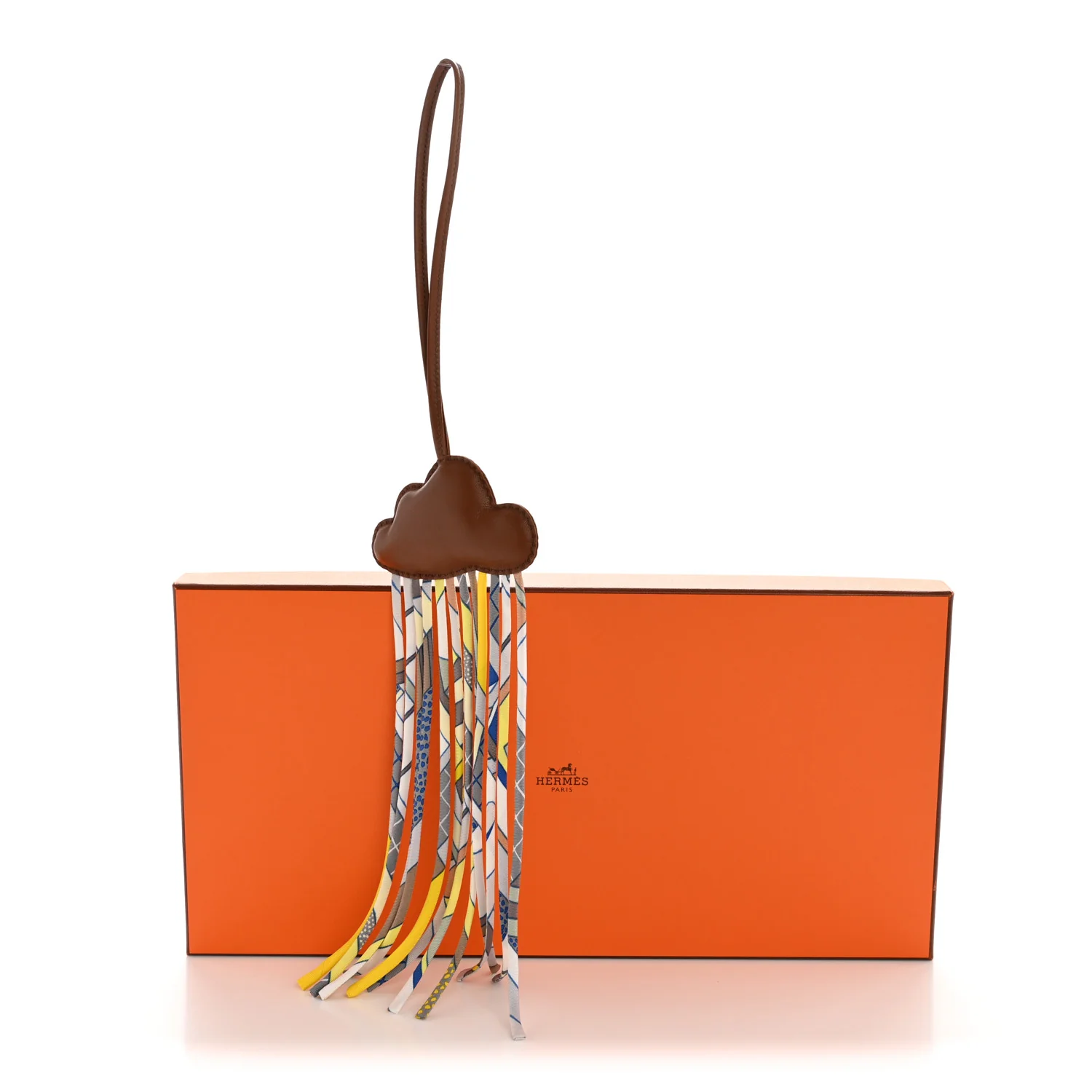 Swift Silk Twill Cord Cloud Bag Charm Noisette - Image 4