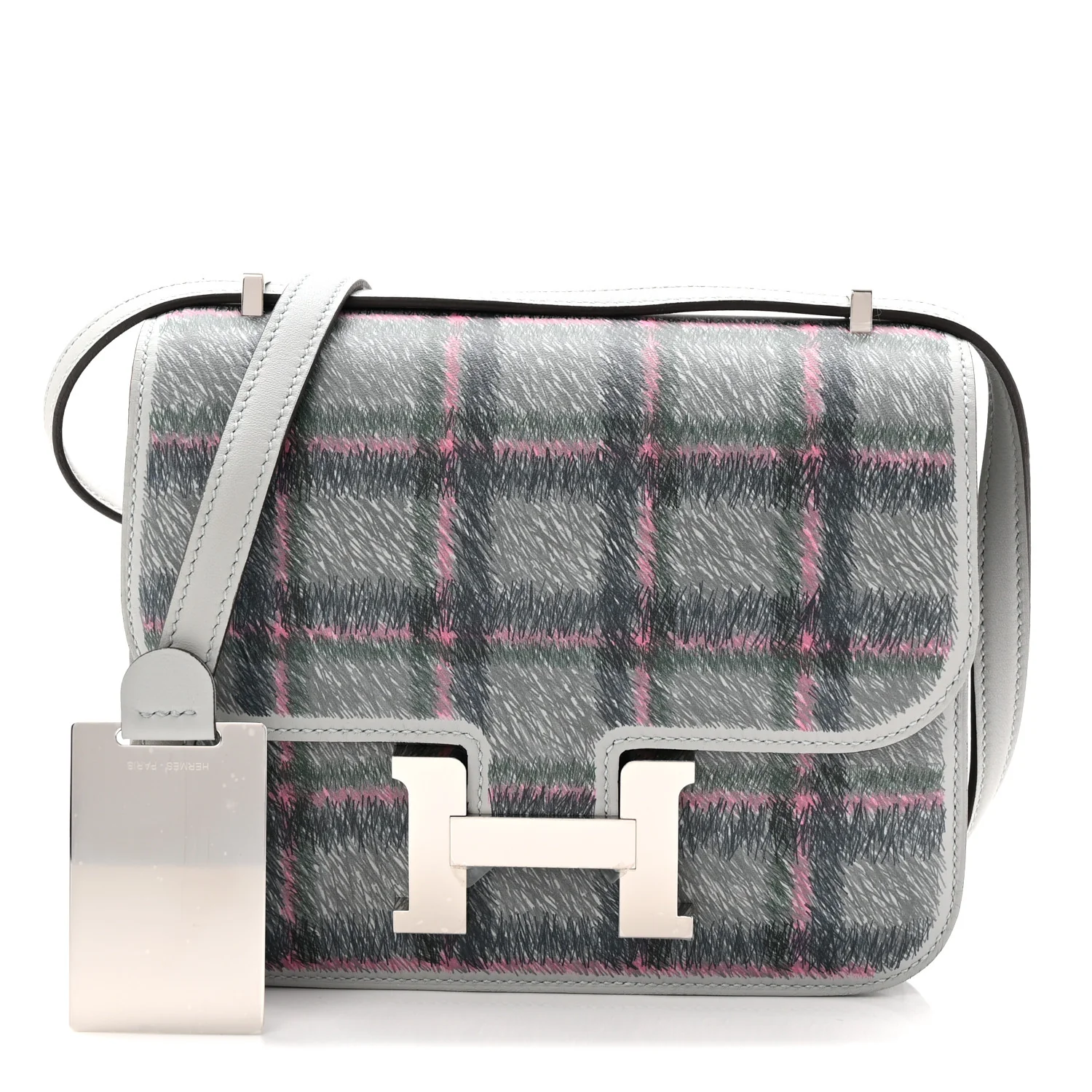 Swift Tartan Printed Constance 18 Bleu Glacier - Image 3
