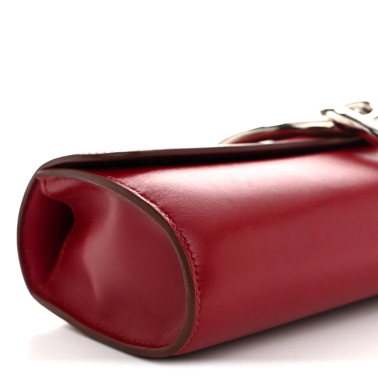 Tadelakt Egee Clutch Rouge Vif - Image 9