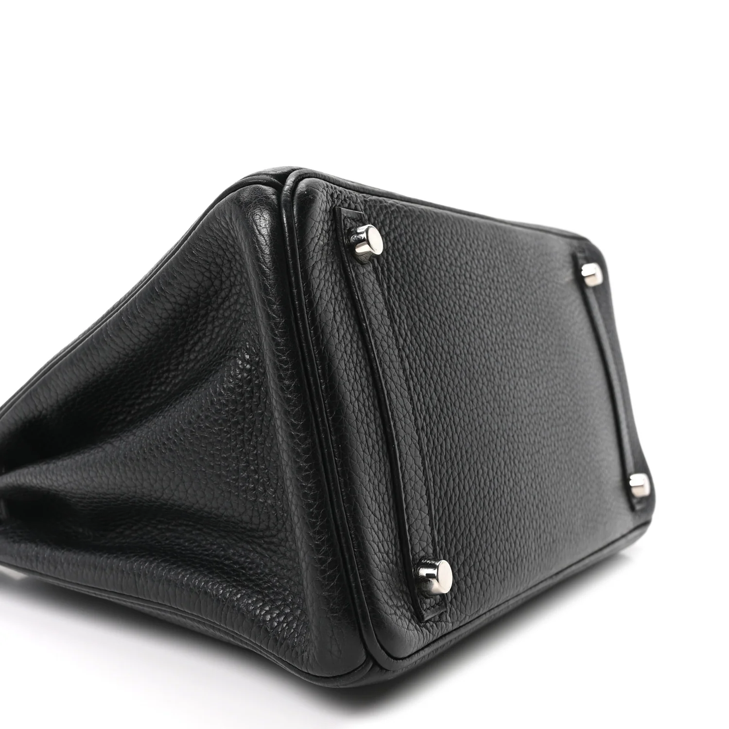 Taurillon Clemence Birkin 30 Black - Image 9