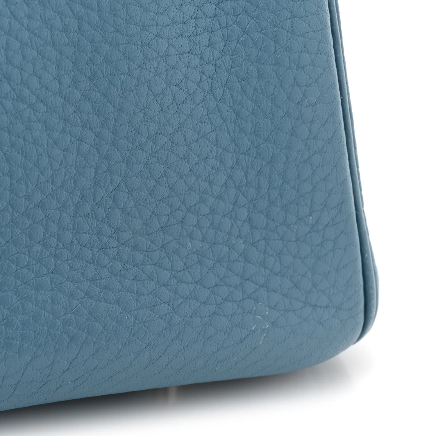 Taurillon Clemence Birkin 30 Blue Jean - Image 16