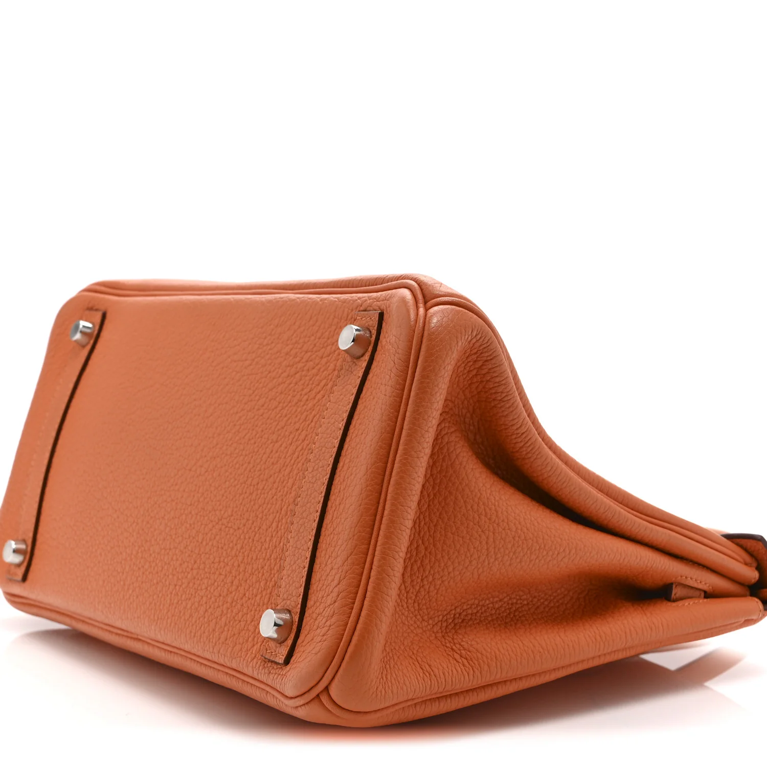Taurillon Clemence Birkin 30 Orange - Image 10