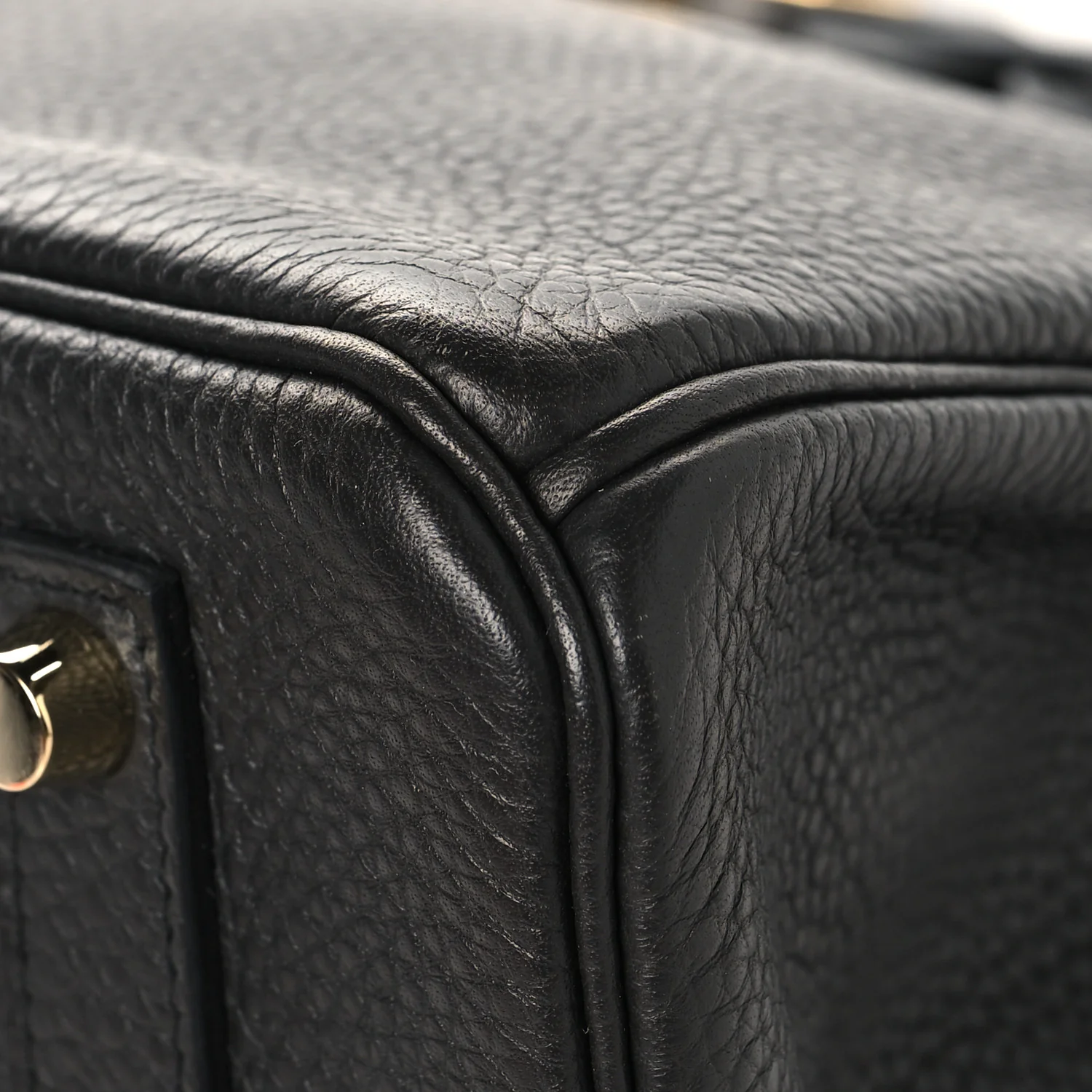 Taurillon Clemence Birkin 35 Black - Image 10