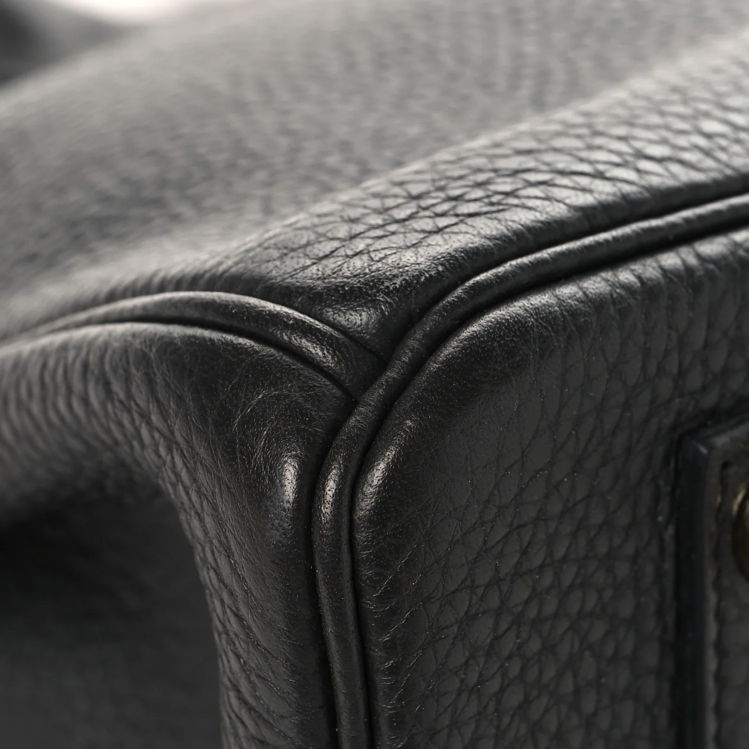Taurillon Clemence Birkin 35 Black - Image 11
