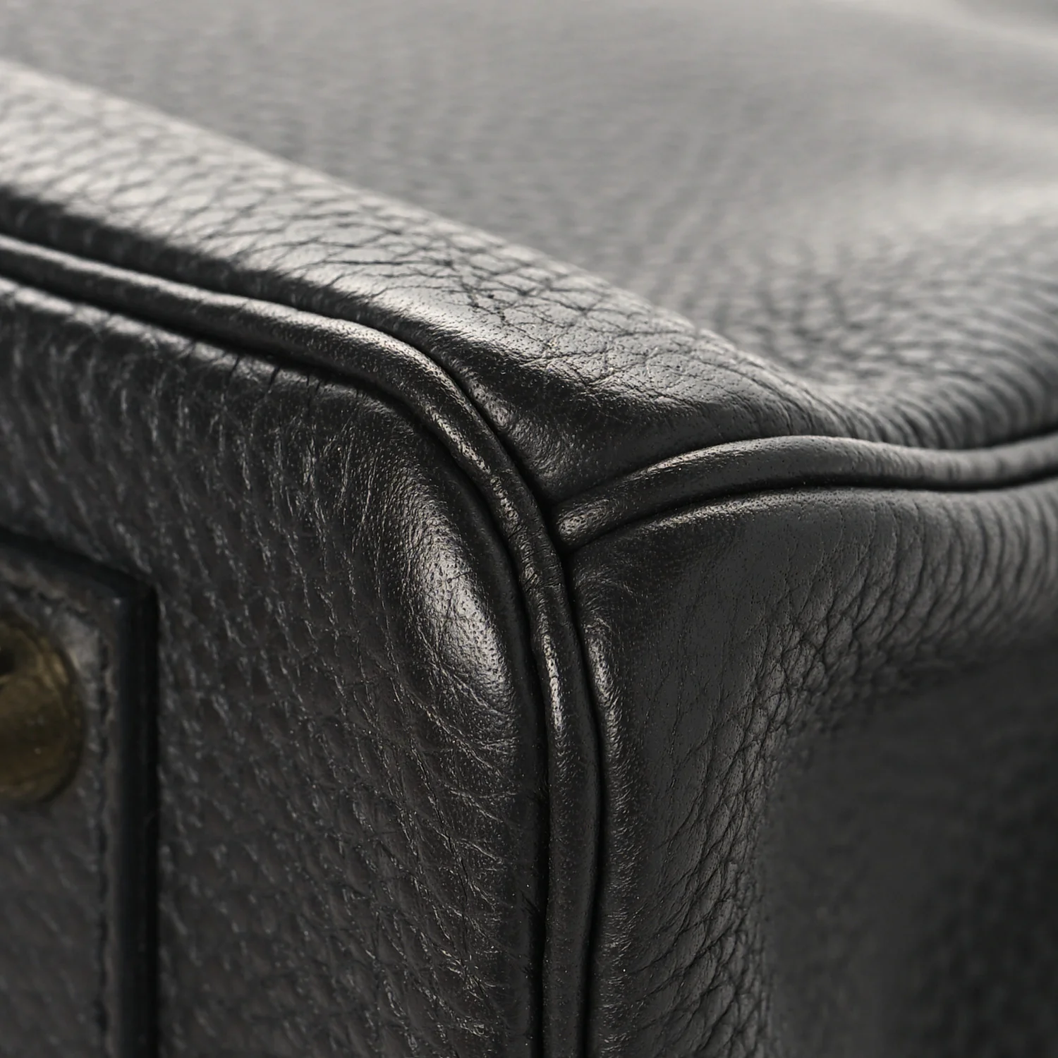 Taurillon Clemence Birkin 35 Black - Image 12