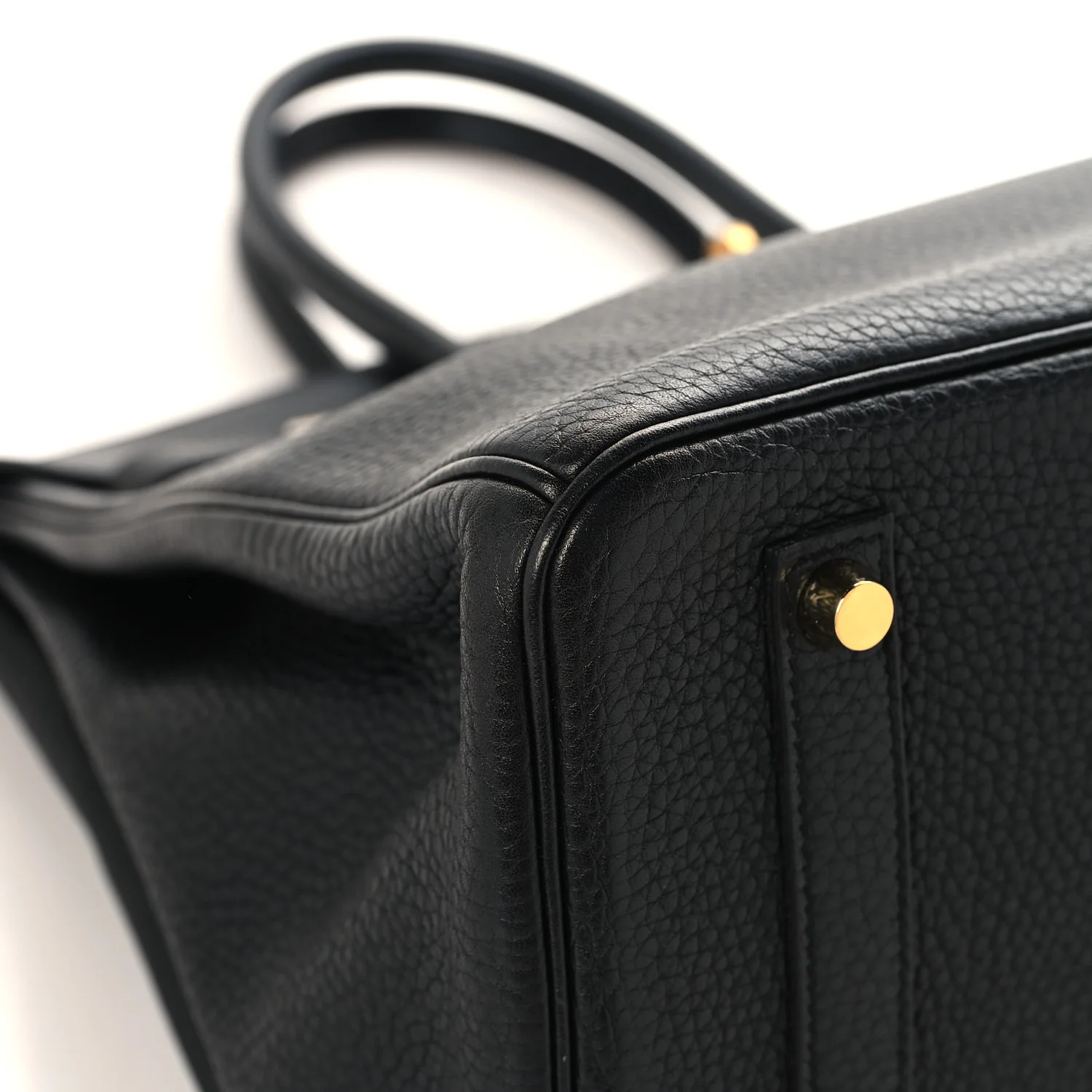 Taurillon Clemence Birkin 35 Black - Image 9