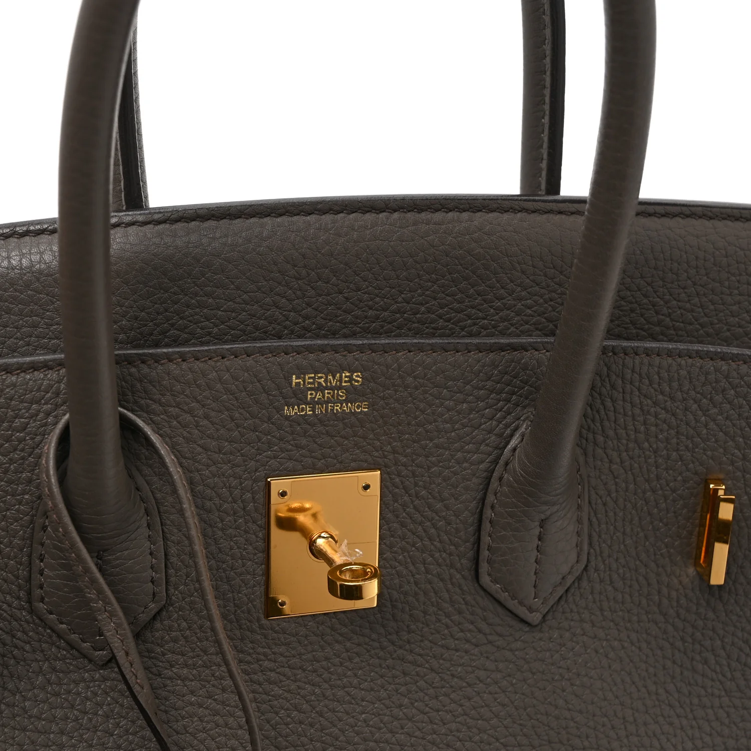 Taurillon Clemence Birkin 35 Etain - Image 6