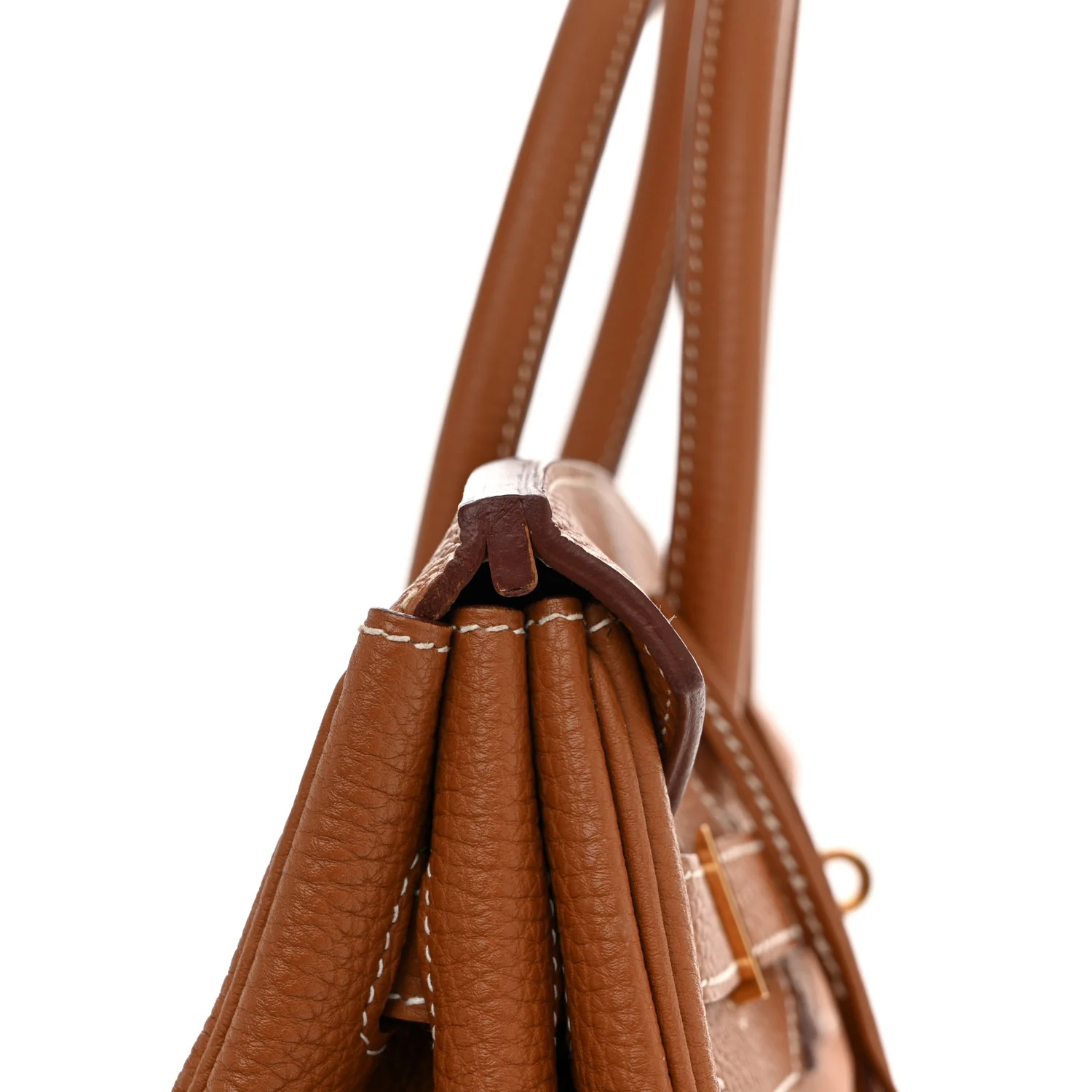 Taurillon Clemence Birkin 35 Gold - Image 13