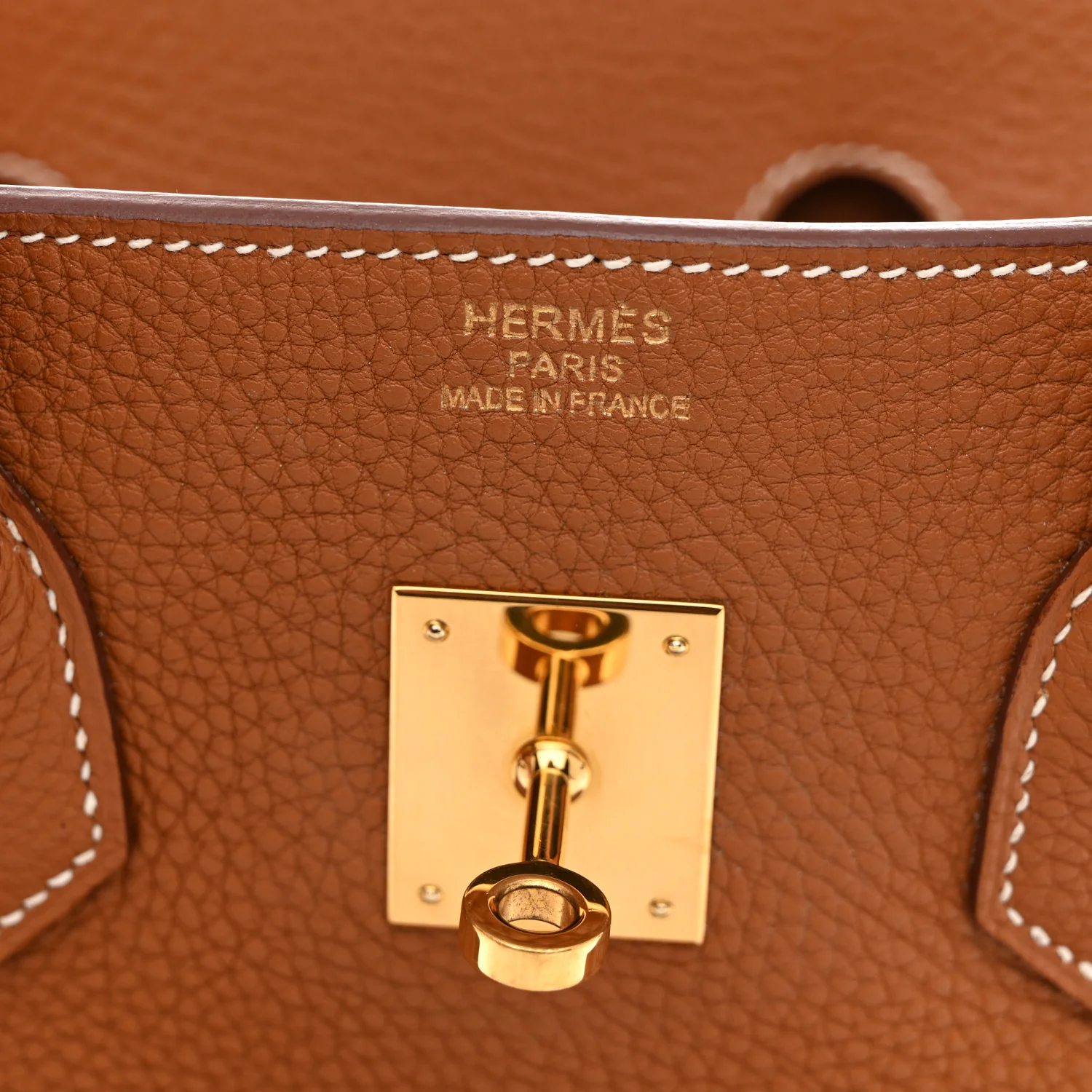 Taurillon Clemence Birkin 35 Gold - Image 6