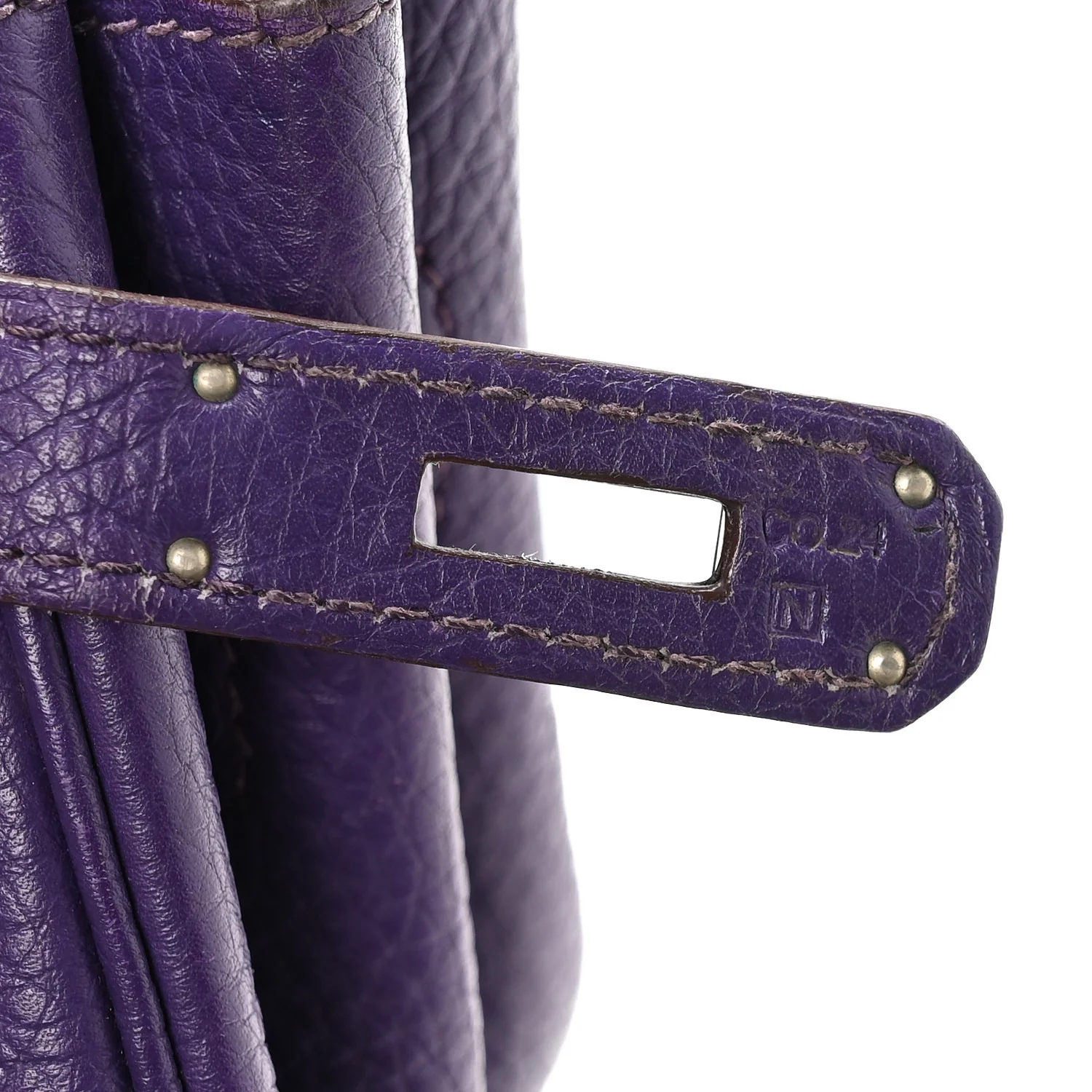 Taurillon Clemence Birkin 35 Iris - Image 7