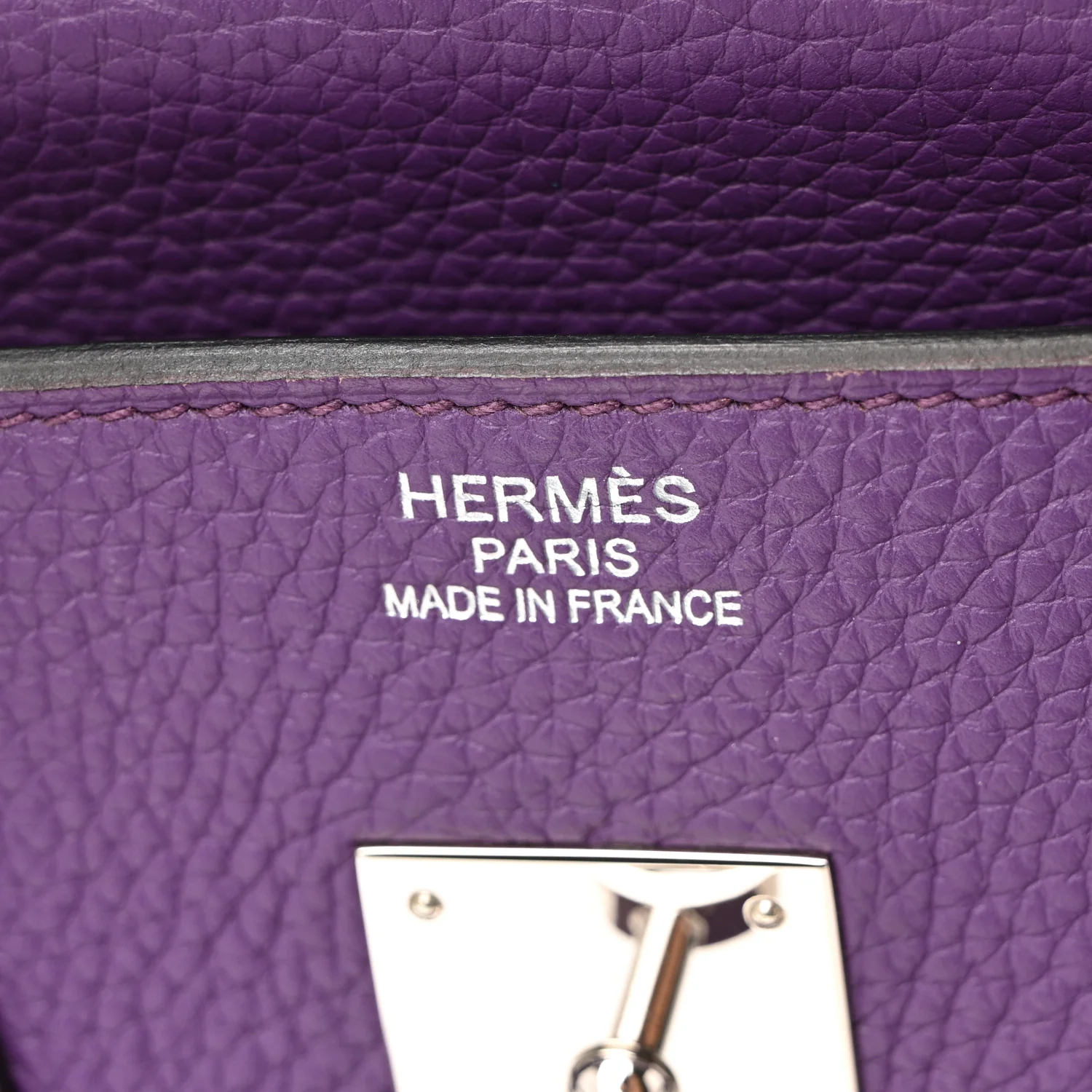 Taurillon Clemence Birkin 35 Ultraviolet - Image 15