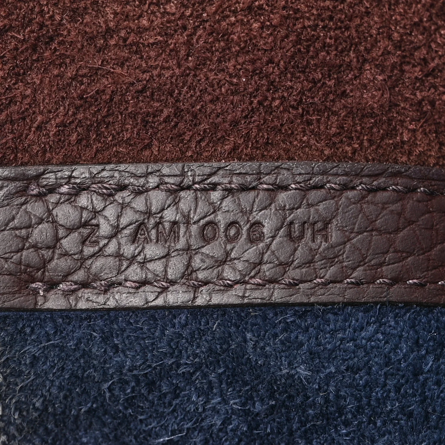 Taurillon Clemence Casaque Picotin Lock 22 MM Bleu Nuit Framboise Rouge Sellier - Image 10