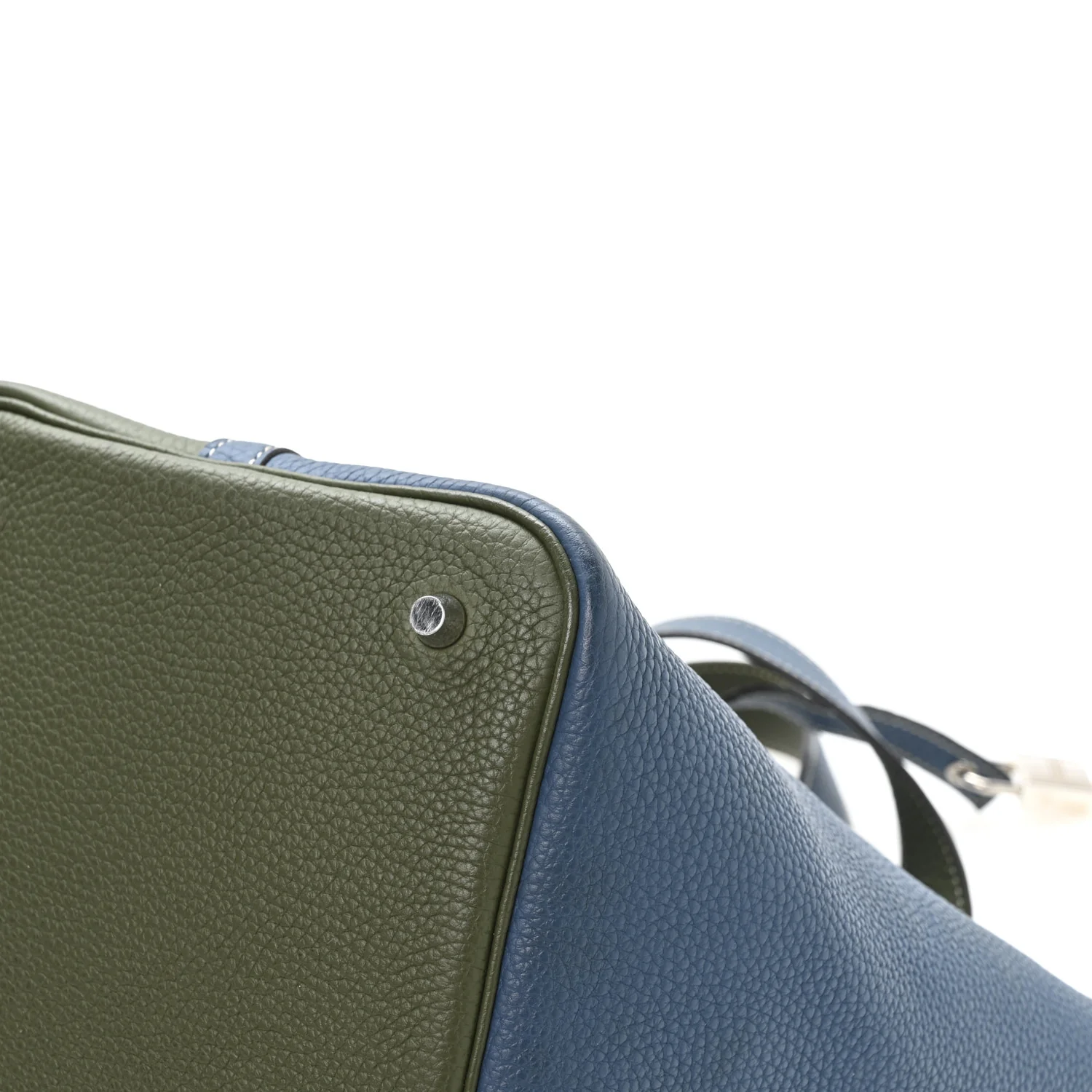 Taurillon Clemence Casaque Picotin Lock 22 MM  Bleu Thalassa Canopee - Image 10