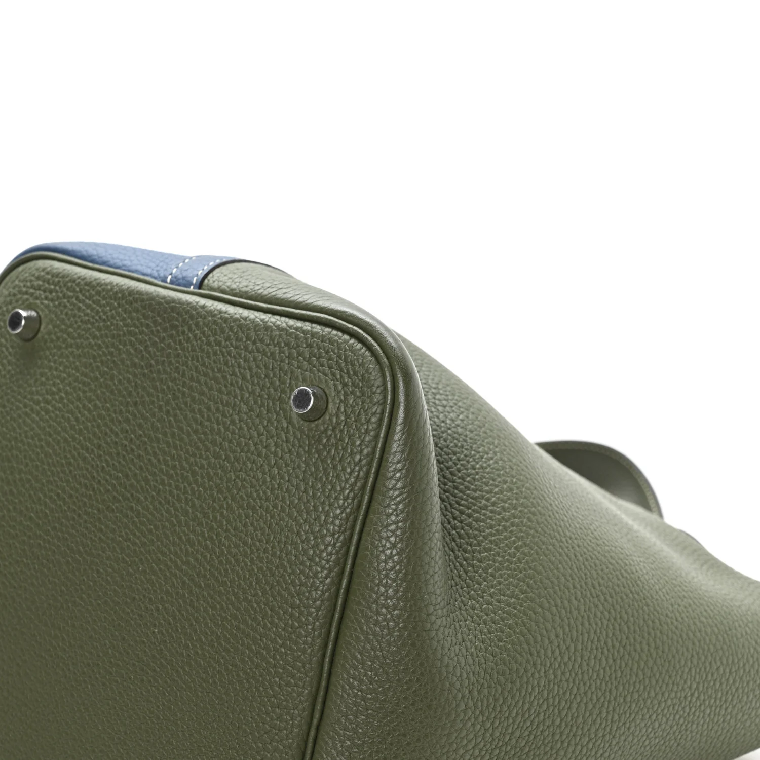 Taurillon Clemence Casaque Picotin Lock 22 MM  Bleu Thalassa Canopee - Image 12