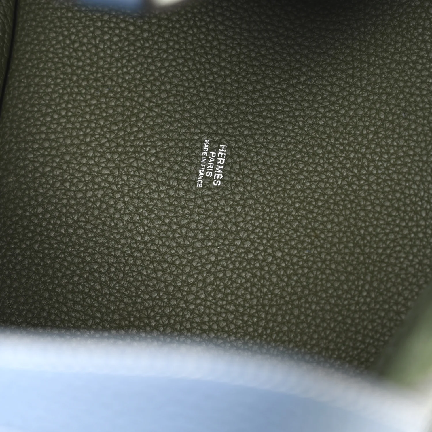 Taurillon Clemence Casaque Picotin Lock 22 MM  Bleu Thalassa Canopee - Image 6