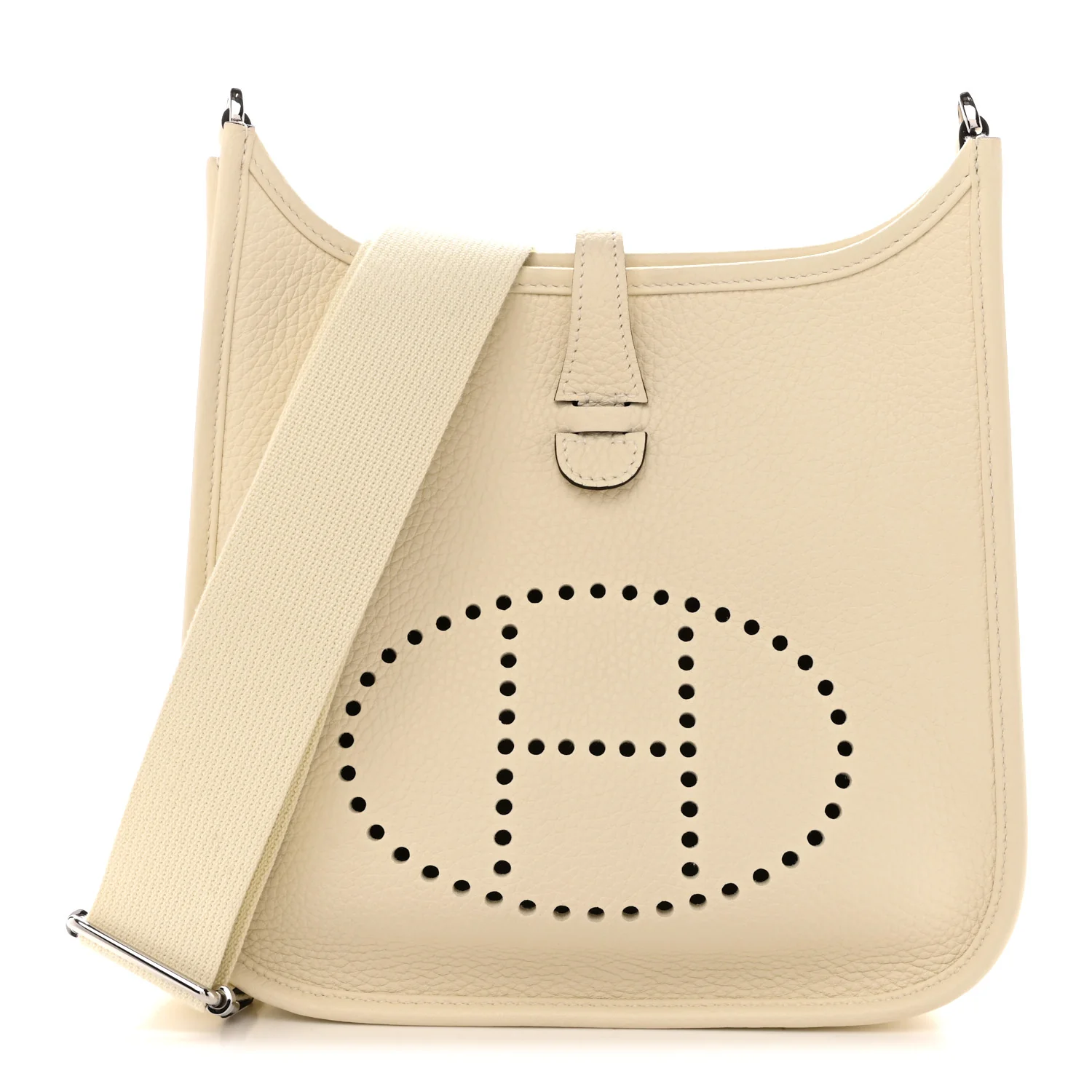 Taurillon Clemence Evelyne 23 Poche III Cream