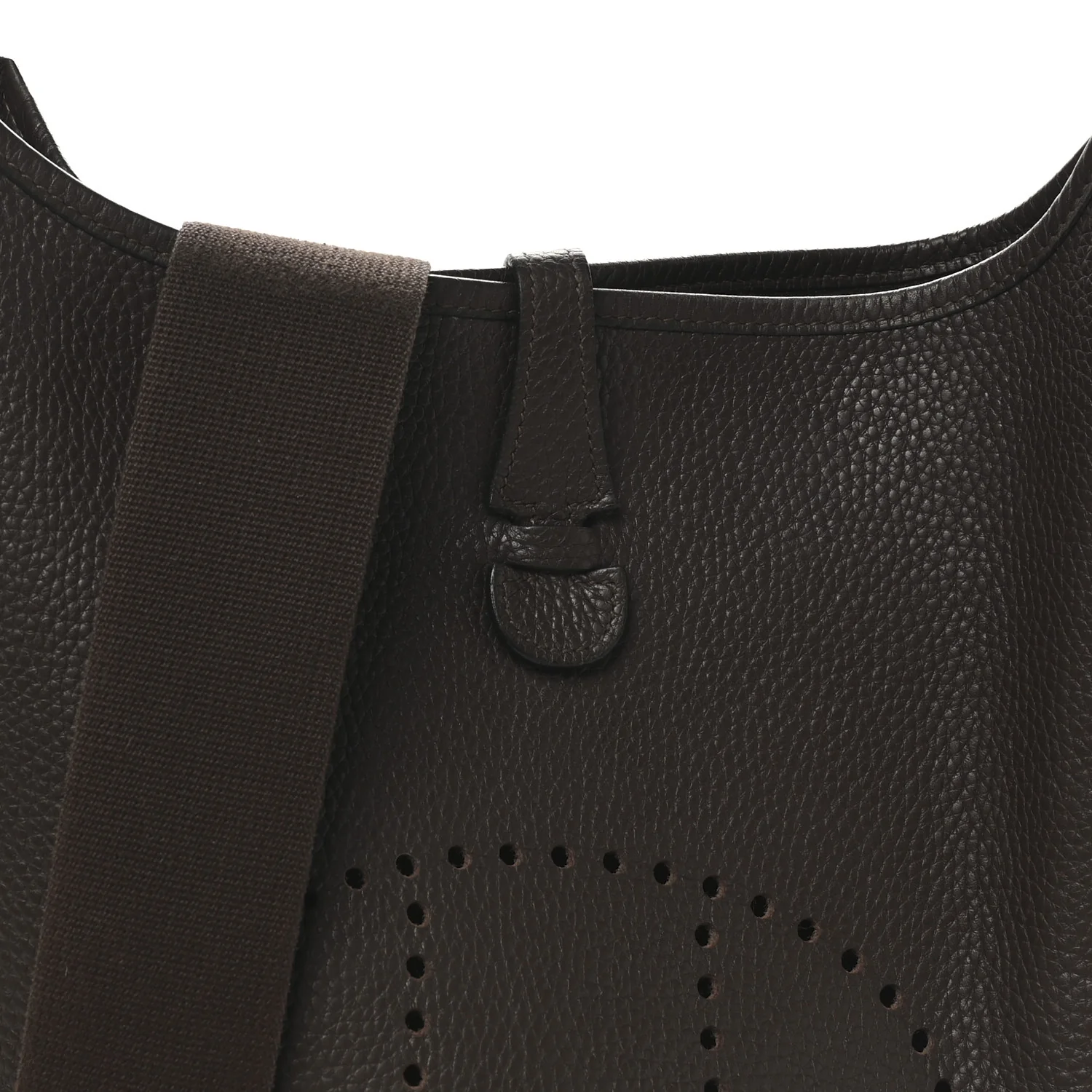 Taurillon Clemence Evelyne II PM Chocolate - Image 7